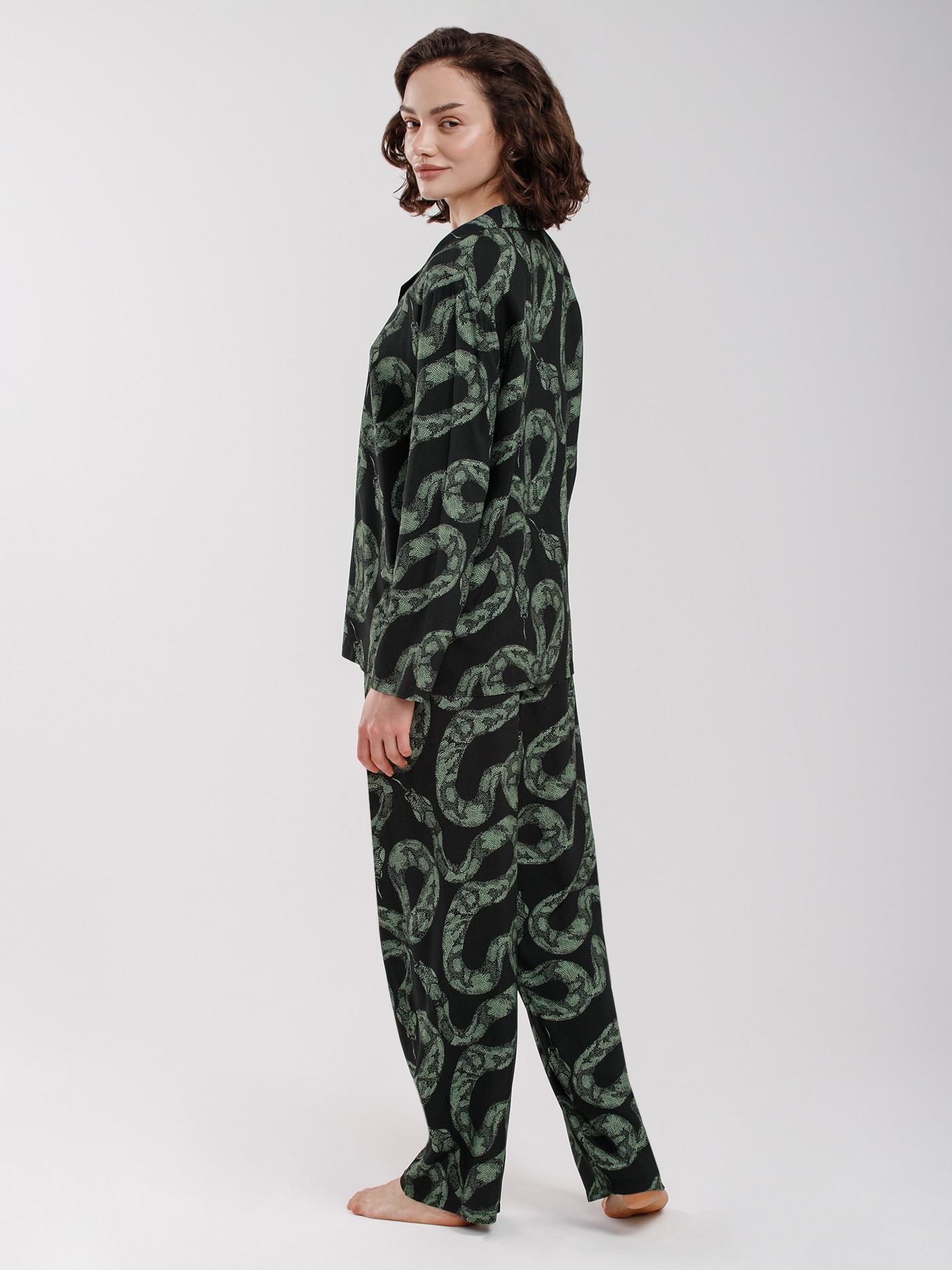 Рубашка Принт змея PAR-03 | фото 4