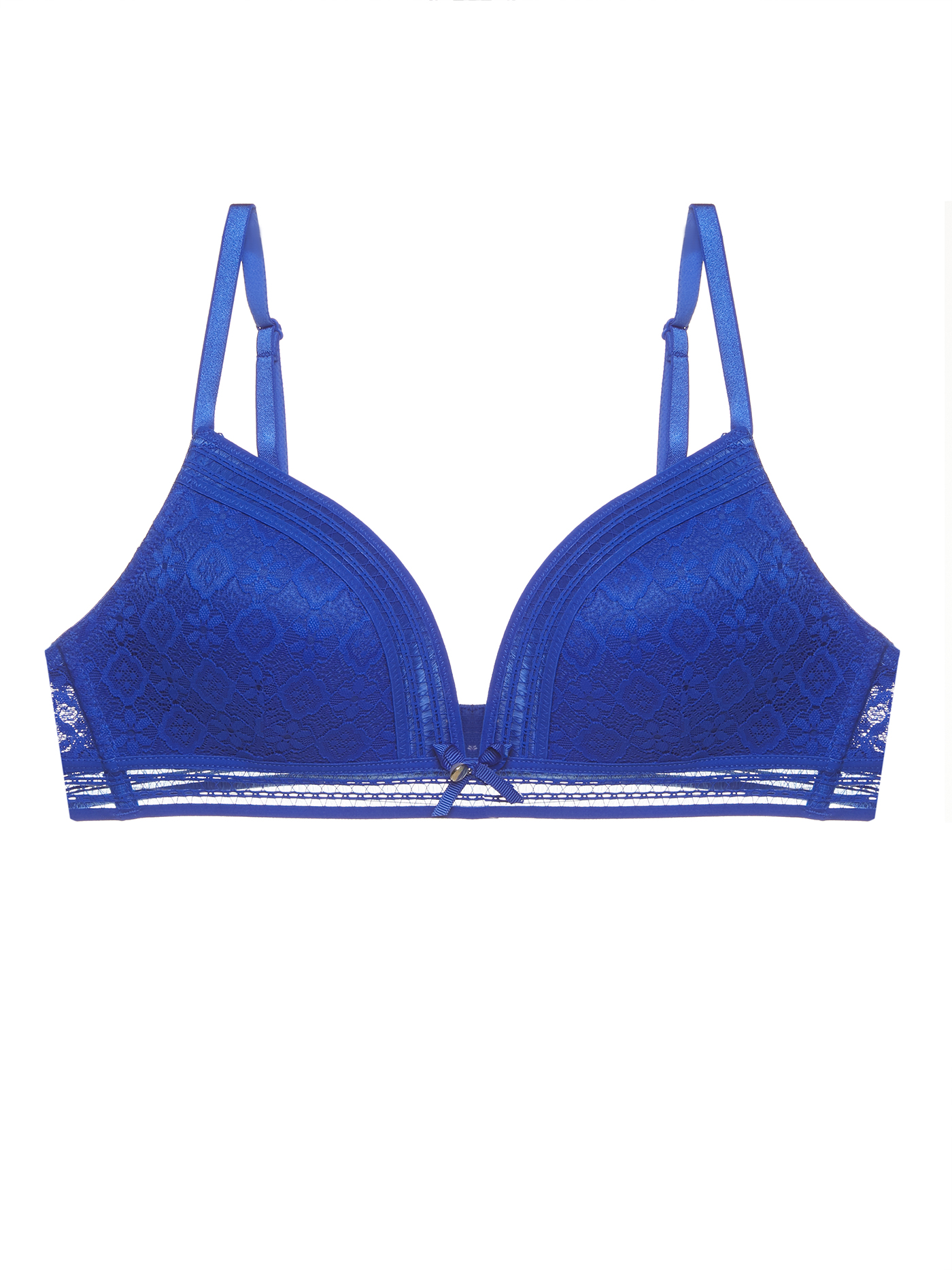 Бюстгальтер треугольник t-shirt Насыщенный синий BR-12178 | фото 4