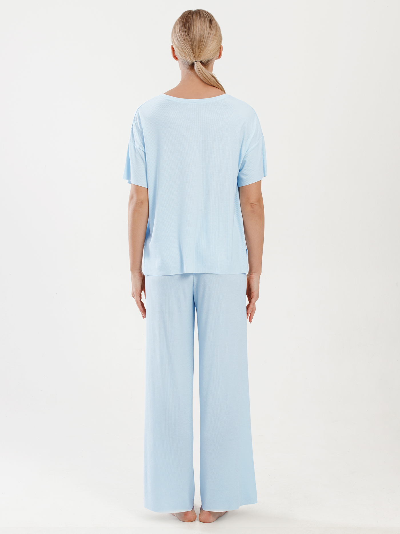 Брюки Голубой 3001F5005 | фото 3