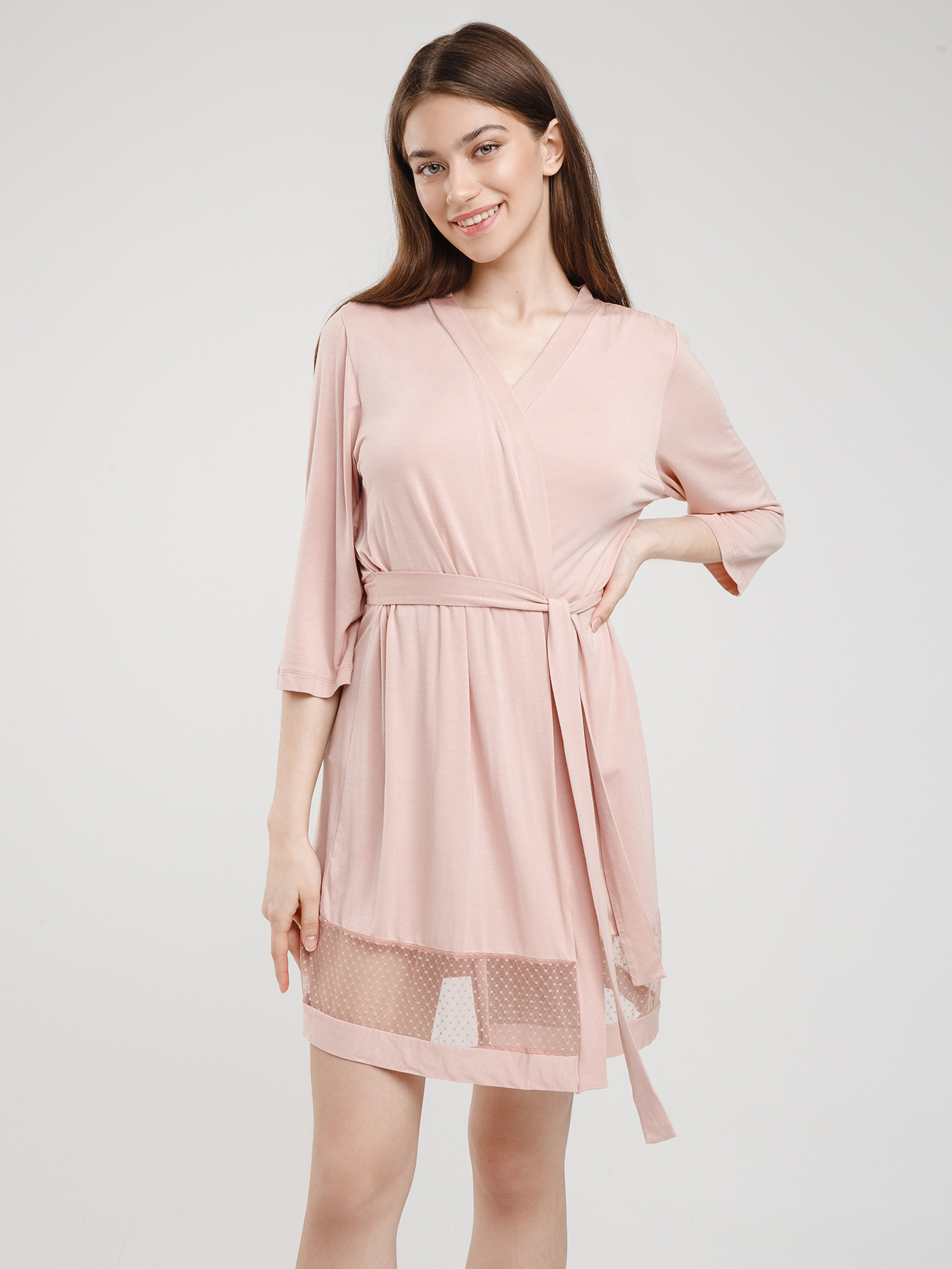 Халат Пудровый 2487F3504 | фото 1