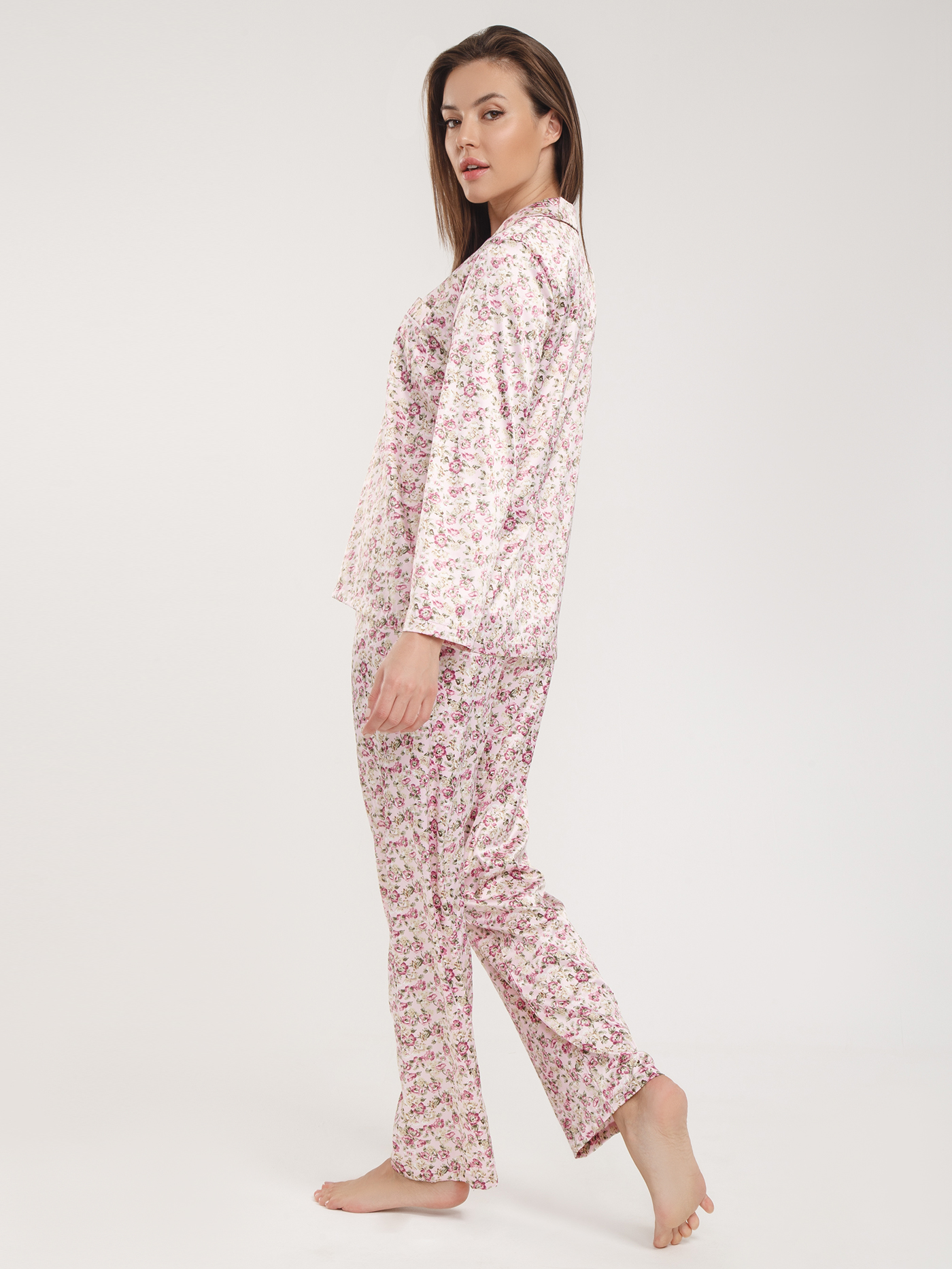 Брюки Розовый принт 2809F5005 | фото 5