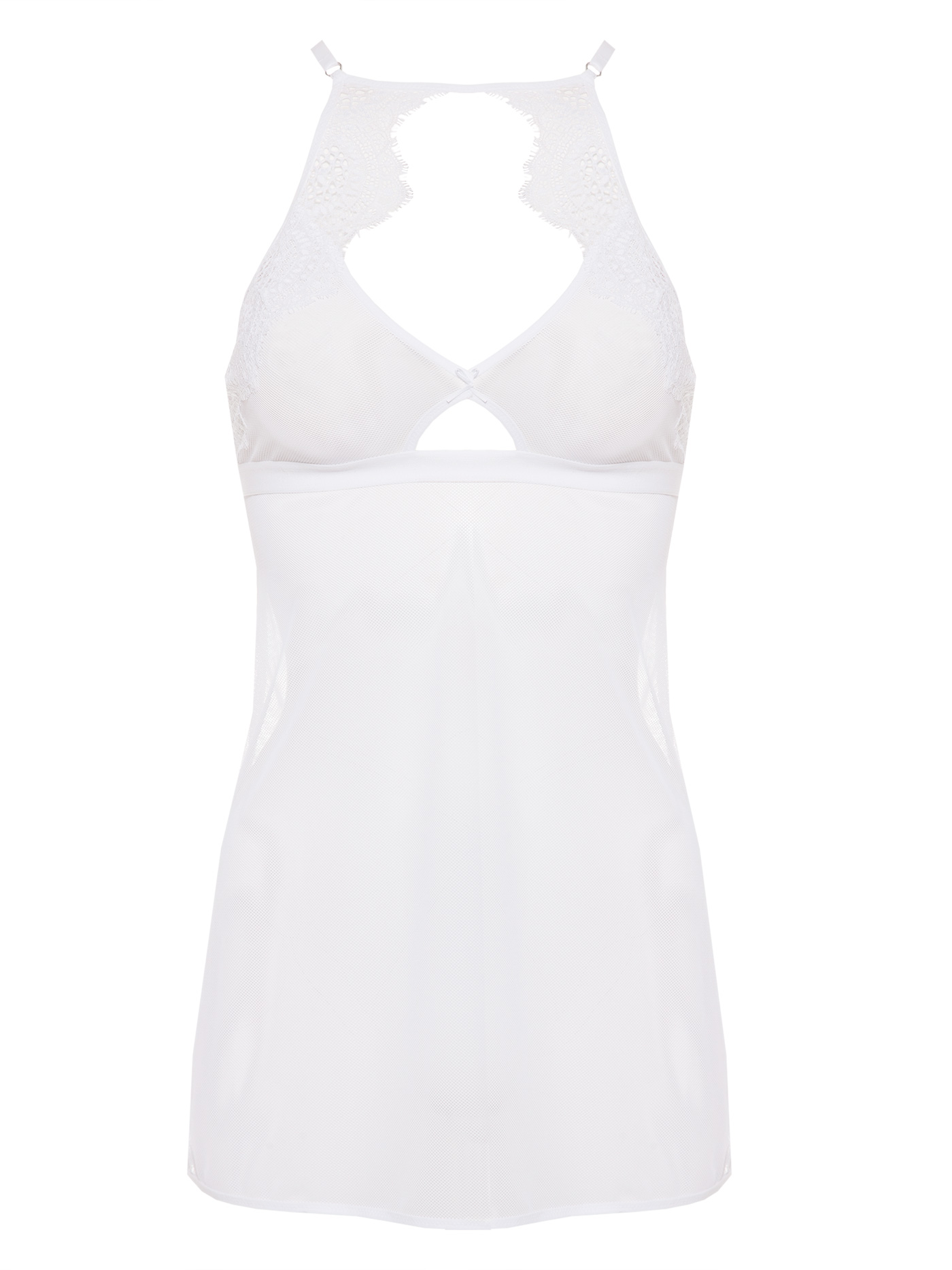 Сорочка на бретелях Белый 2368F3223 | фото 3