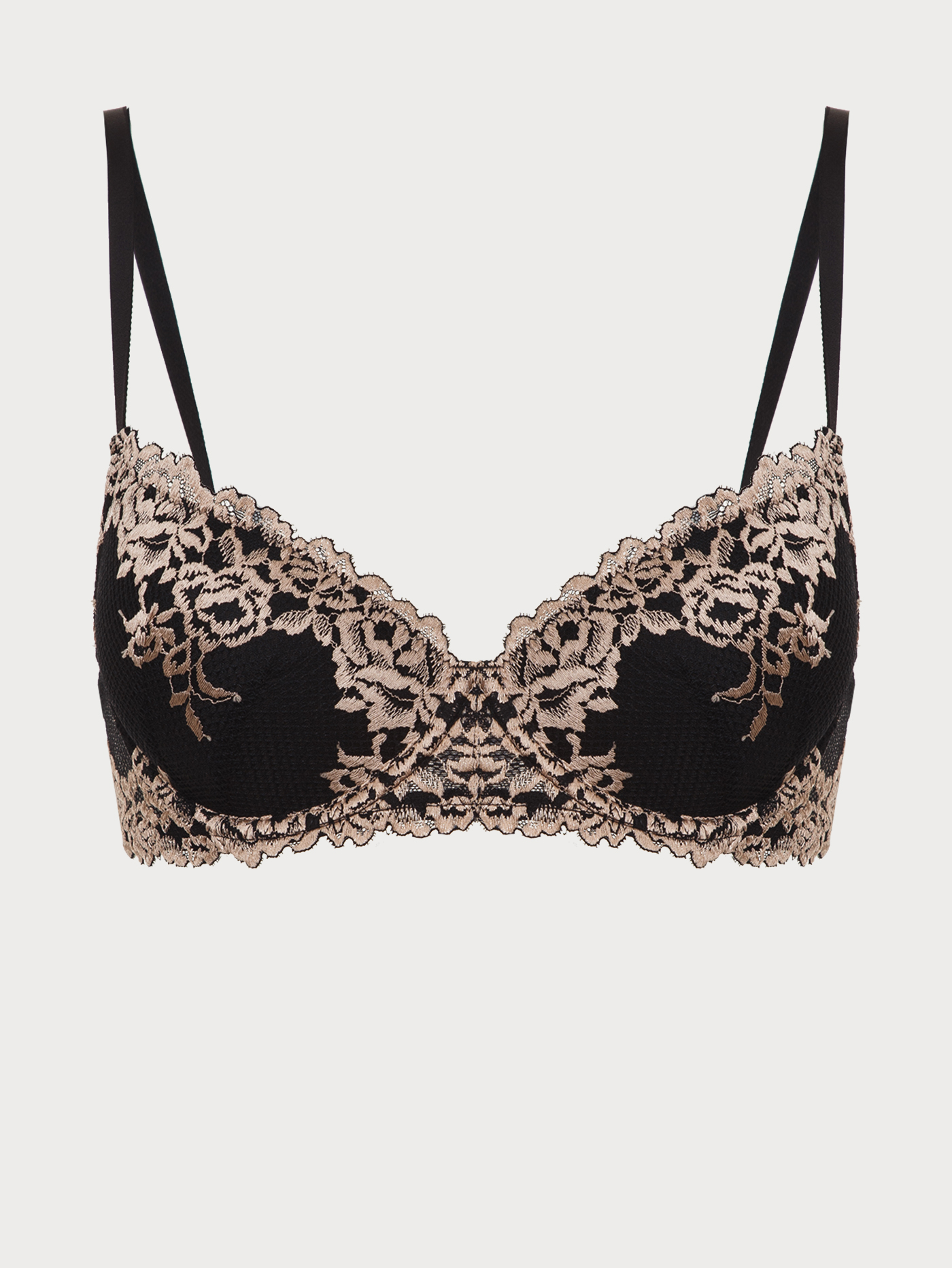 Бюстгальтер t-shirt Черный/бежевый 2868F1403 | фото 6
