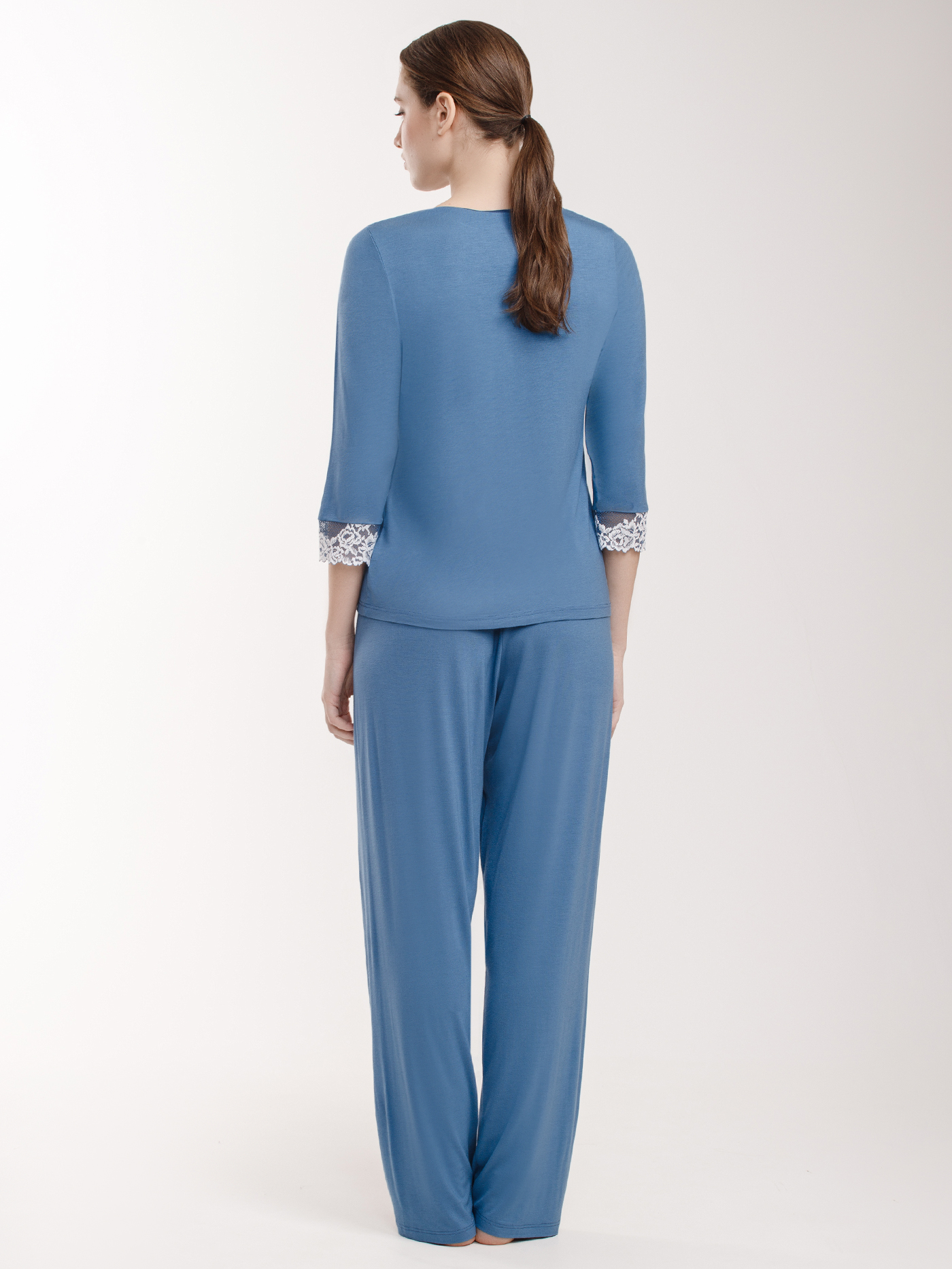 Футболка Синий 2959F3432 | фото 2