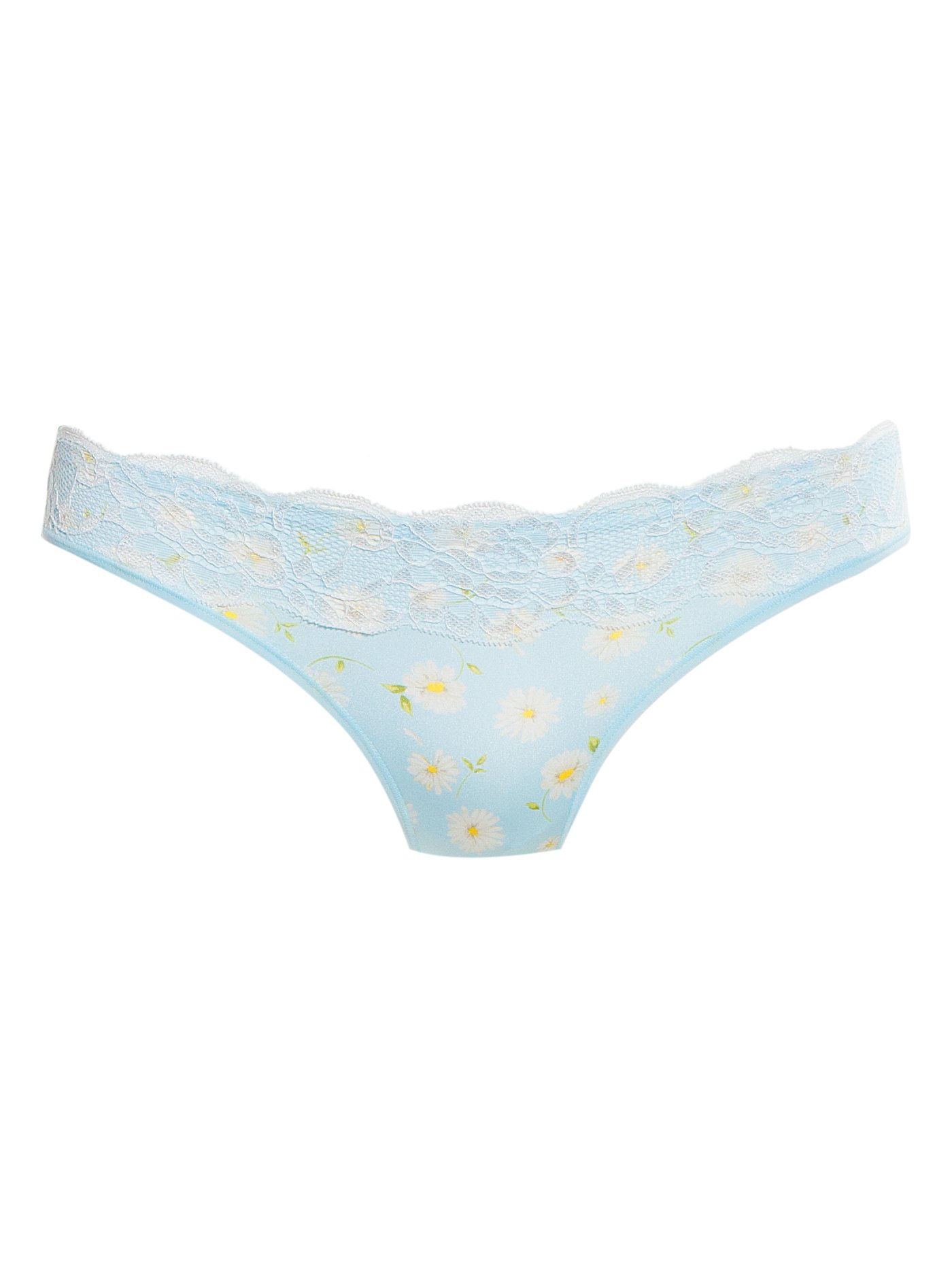 Трусы слип Принт ромашки DE3691BK | фото 3