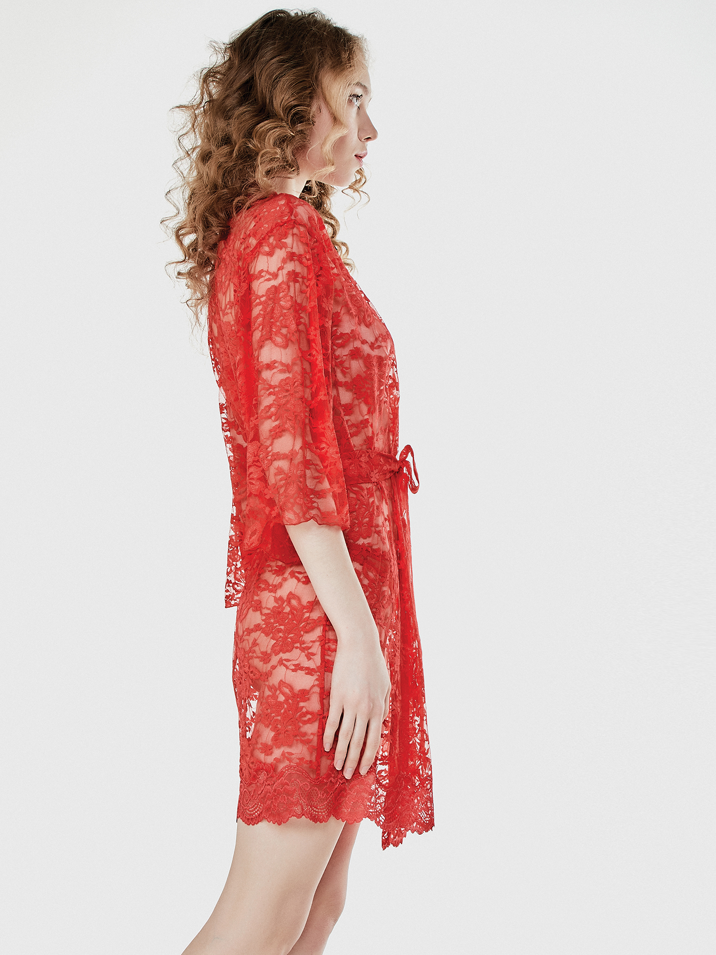 Пеньюар Яркий красный 2512F3529_U | фото 4