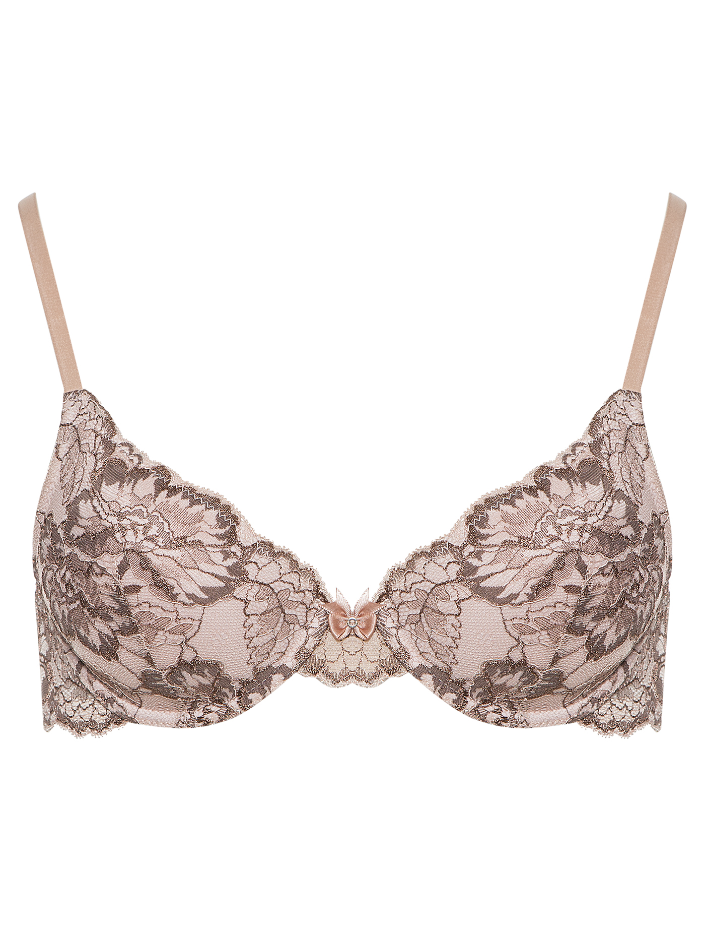 Бюстгальтер t-shirt Песочно-коричневый 2328F1446 | фото 3