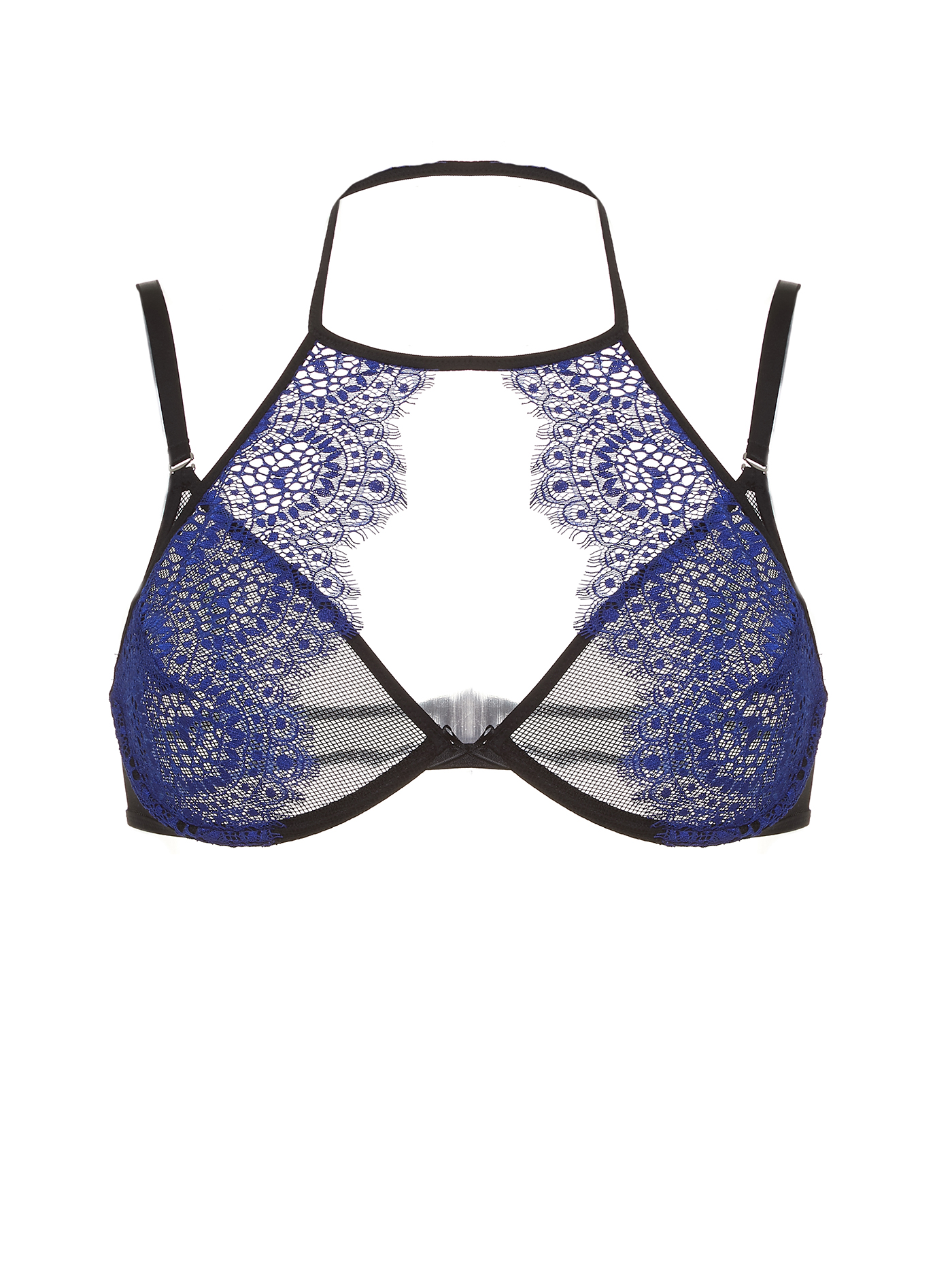 Бюстгальтер мягкий Черный с синим 2368F1319_1 | фото 3