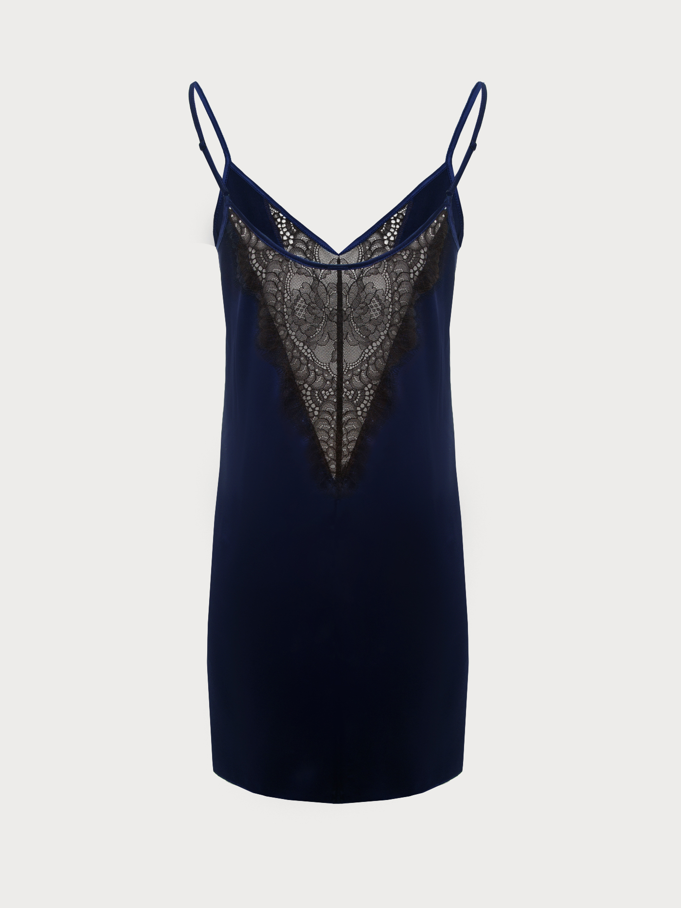 Сорочка короткая Синий 3039F3206_1 | фото 6