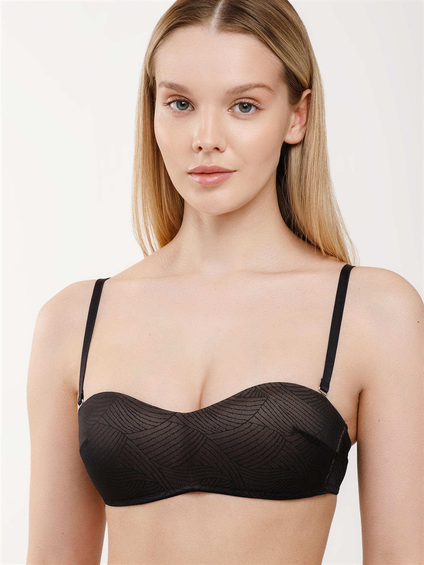 Бюстгальтер бандо t-shirt Черный 3002F1288 | фото 1