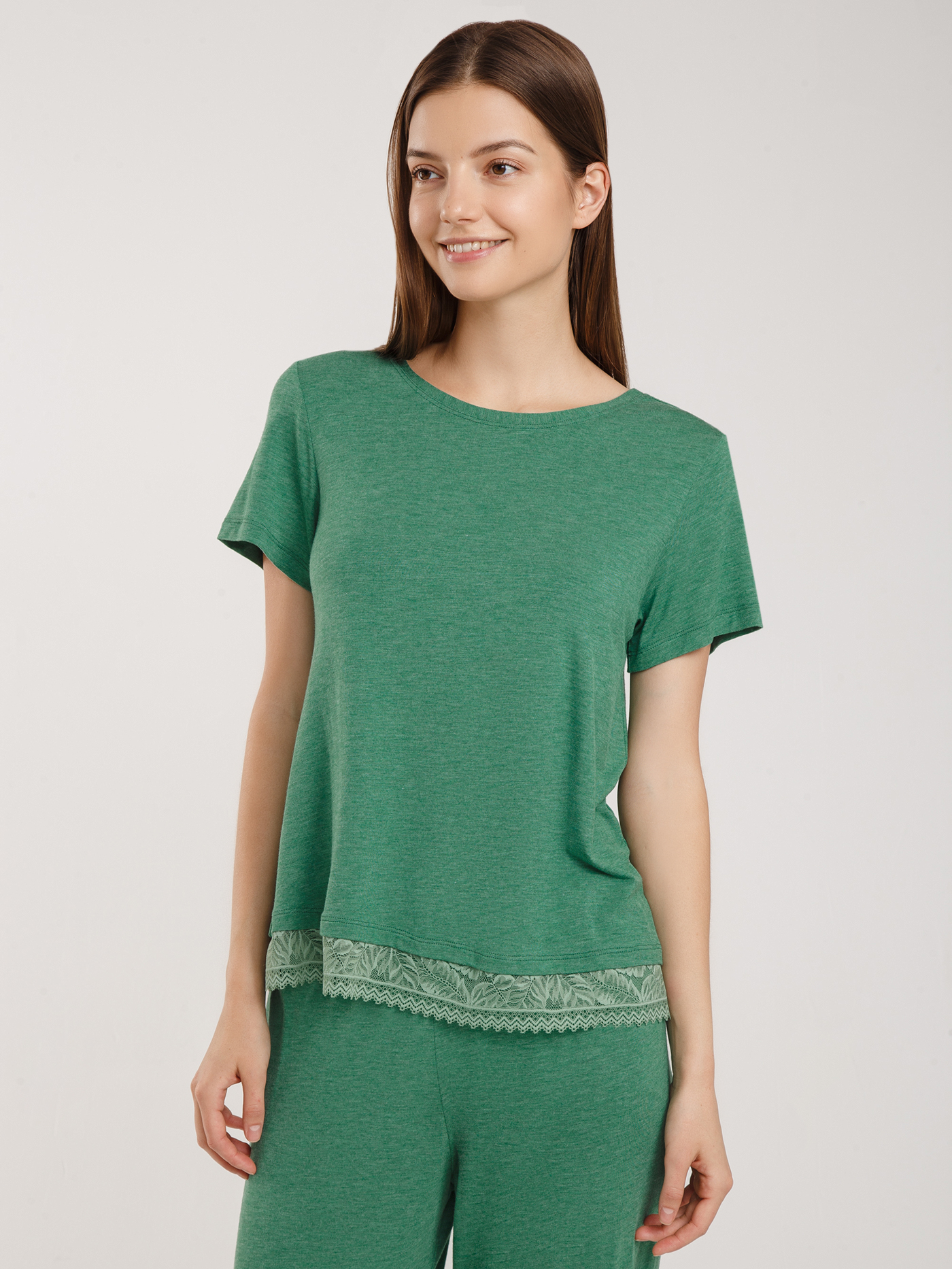 Футболка Оливковый 2855F3424 | фото 3