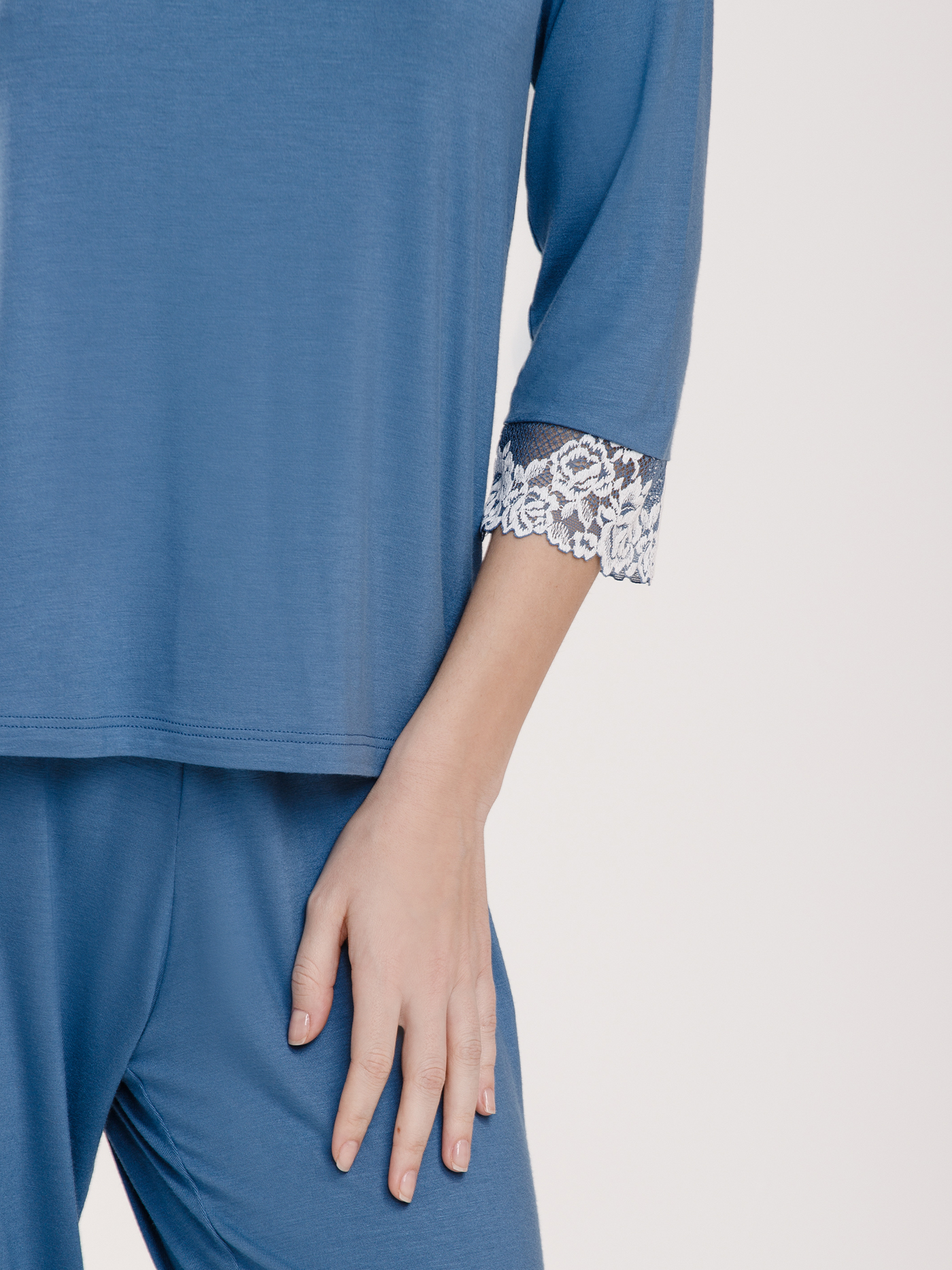 Футболка Синий 2959F3432 | фото 5