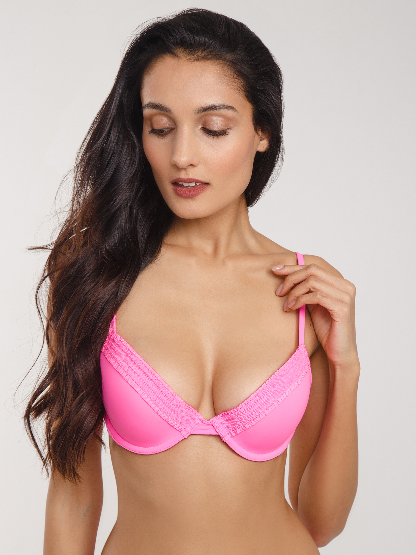 Лиф push-up Ярко-розовый MOU-13084 | фото 1