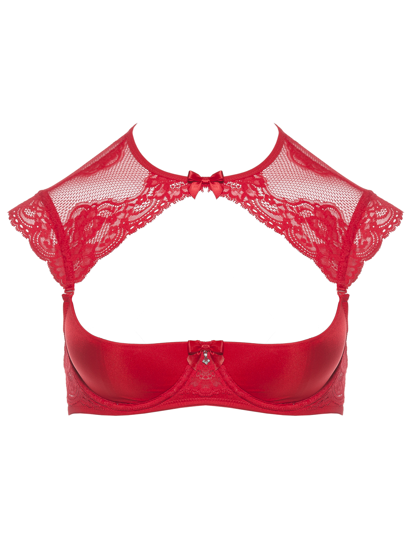 Бретели для бюстгальтера Насыщенный красный DE4105SH | фото 3