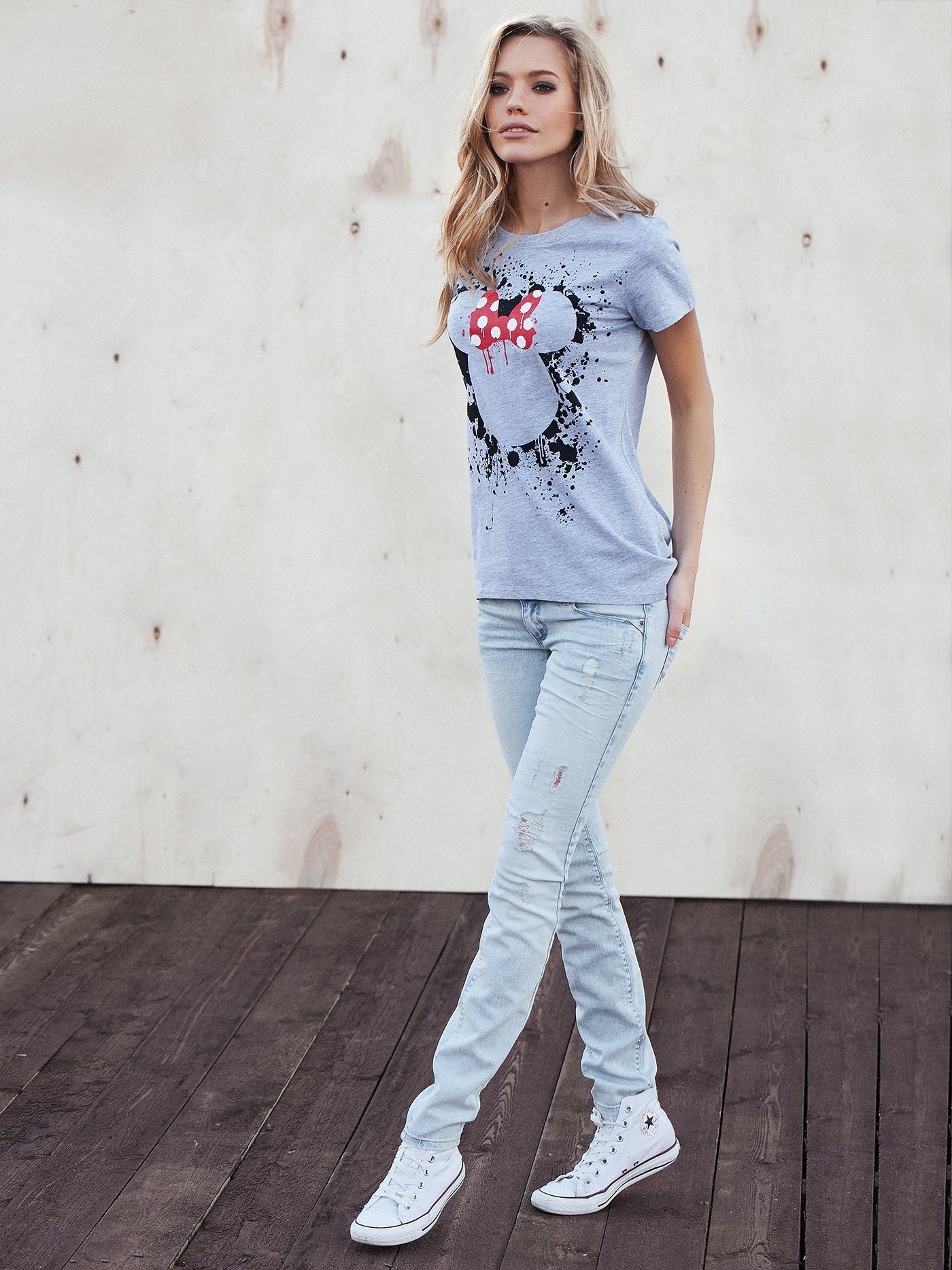 Футболка Серый меланж 8963A | фото 2