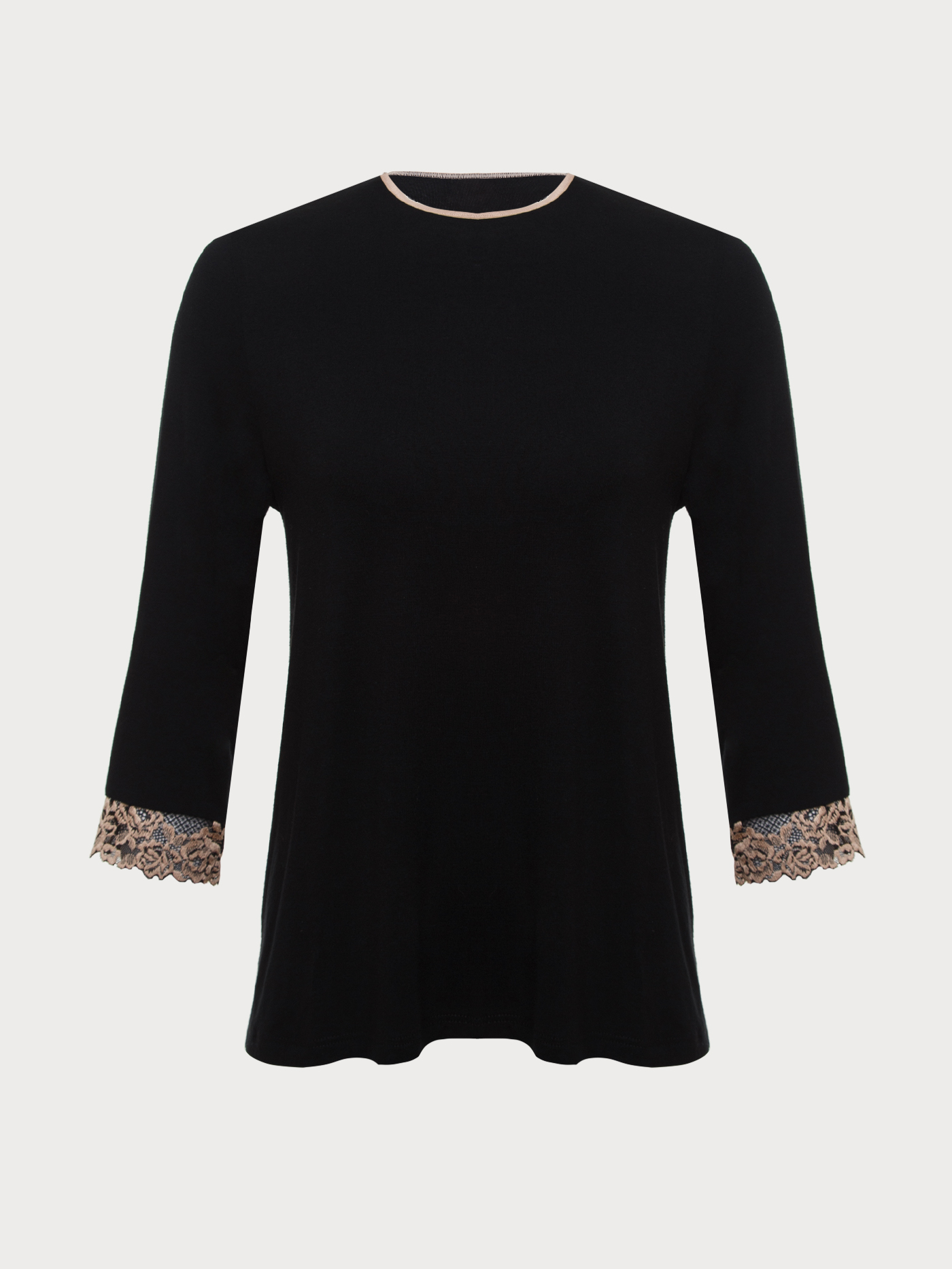 Футболка Черный/бежевый 2959F3432L | фото 6