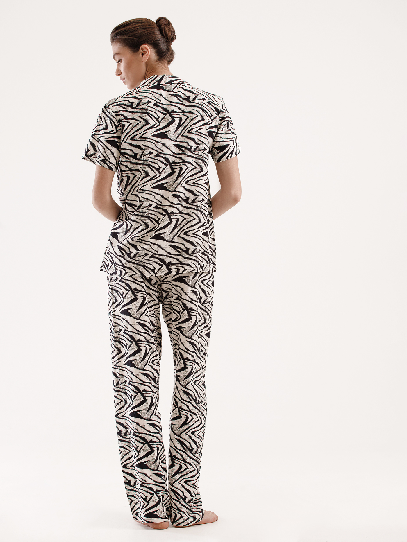 Брюки Принт зебра PAR-01 | фото 3