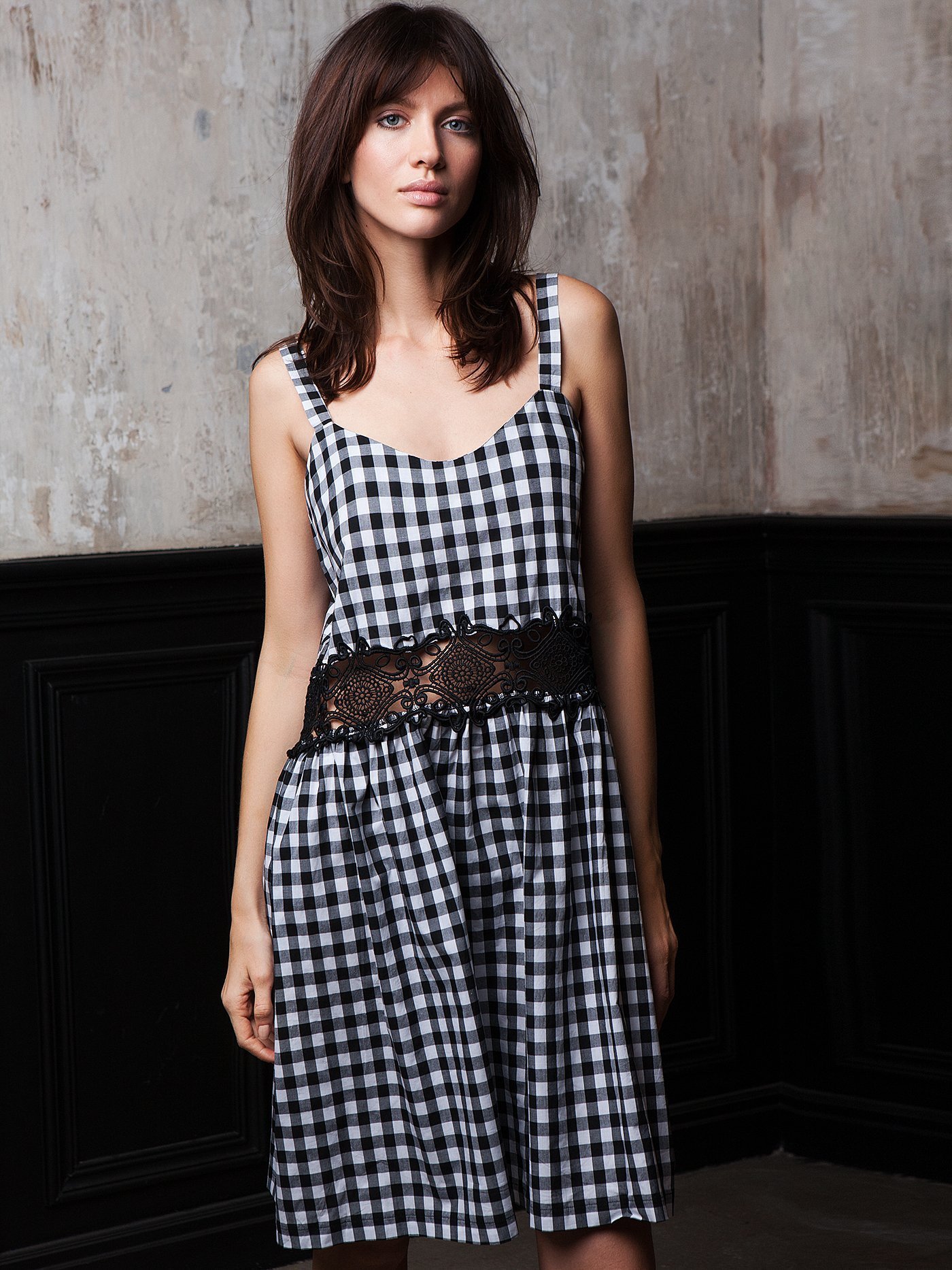 Сарафан Принт клетка SR-1 | фото 1