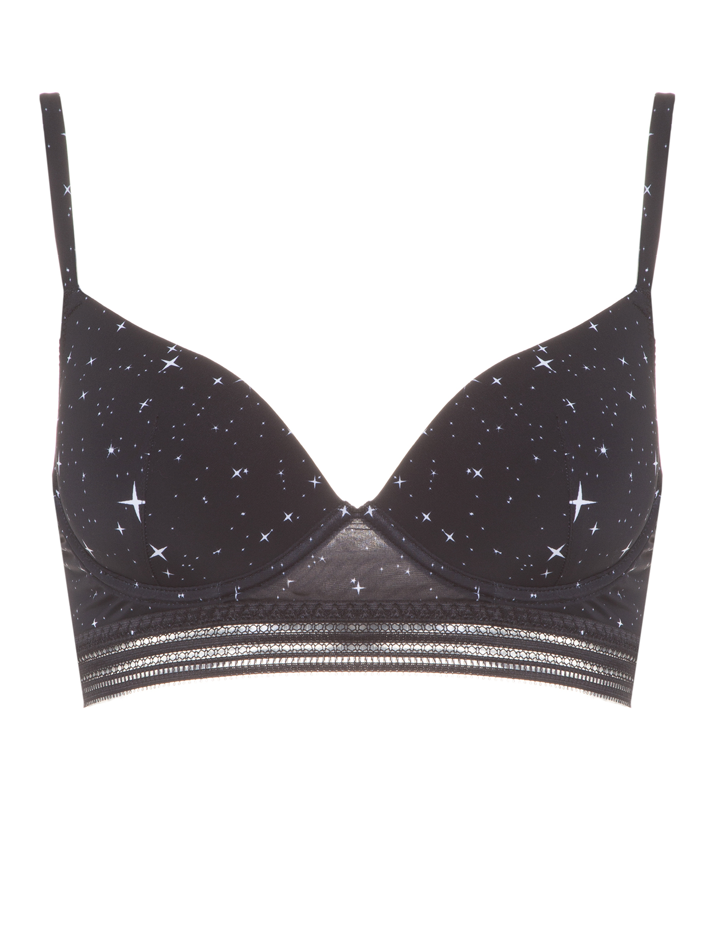Бюстгальтер t-shirt Принт звезды MOU-12407 | фото 3