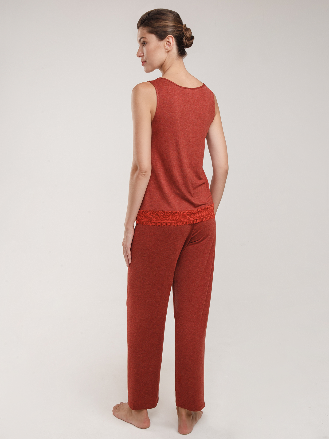 Брюки Терракотовый 2855F5004 | фото 2