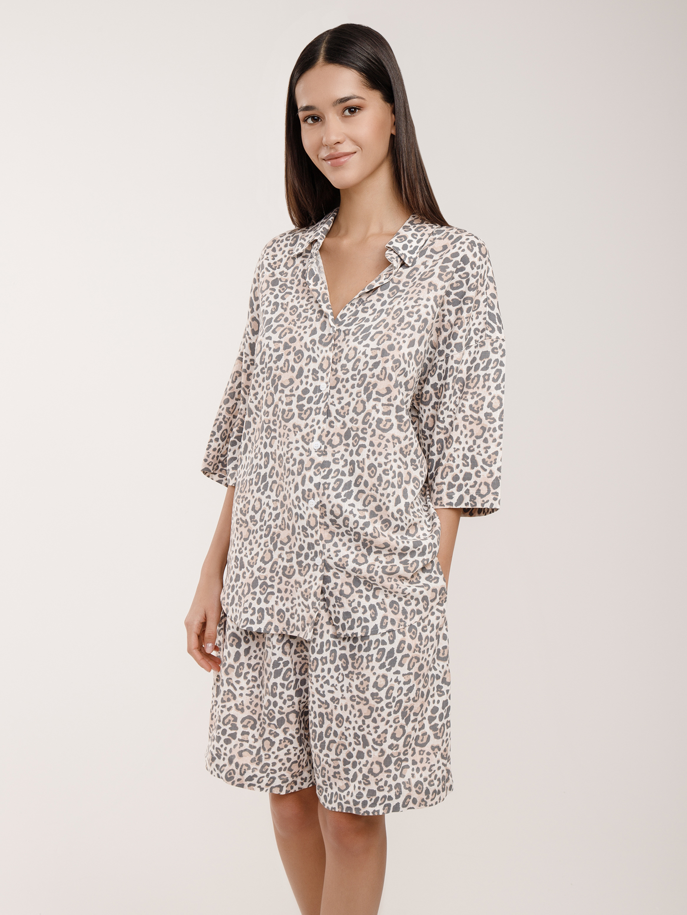 Шорты Принт леопард WTS-1 | фото 2