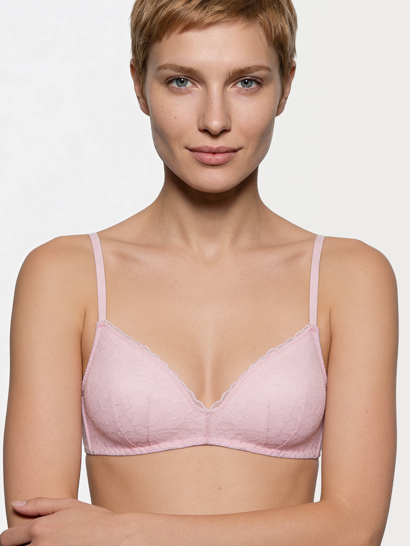 Бюстгальтер треугольник t-shirt Светло-розовый 3048F1401 | фото 1