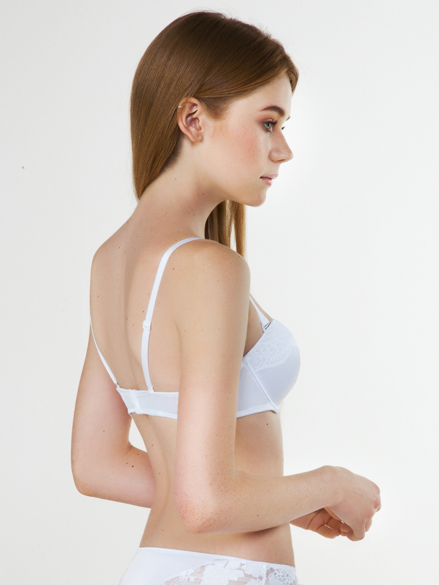 Бюстгальтер балконет t-shirt Белоснежный MOU-11945 | фото 2