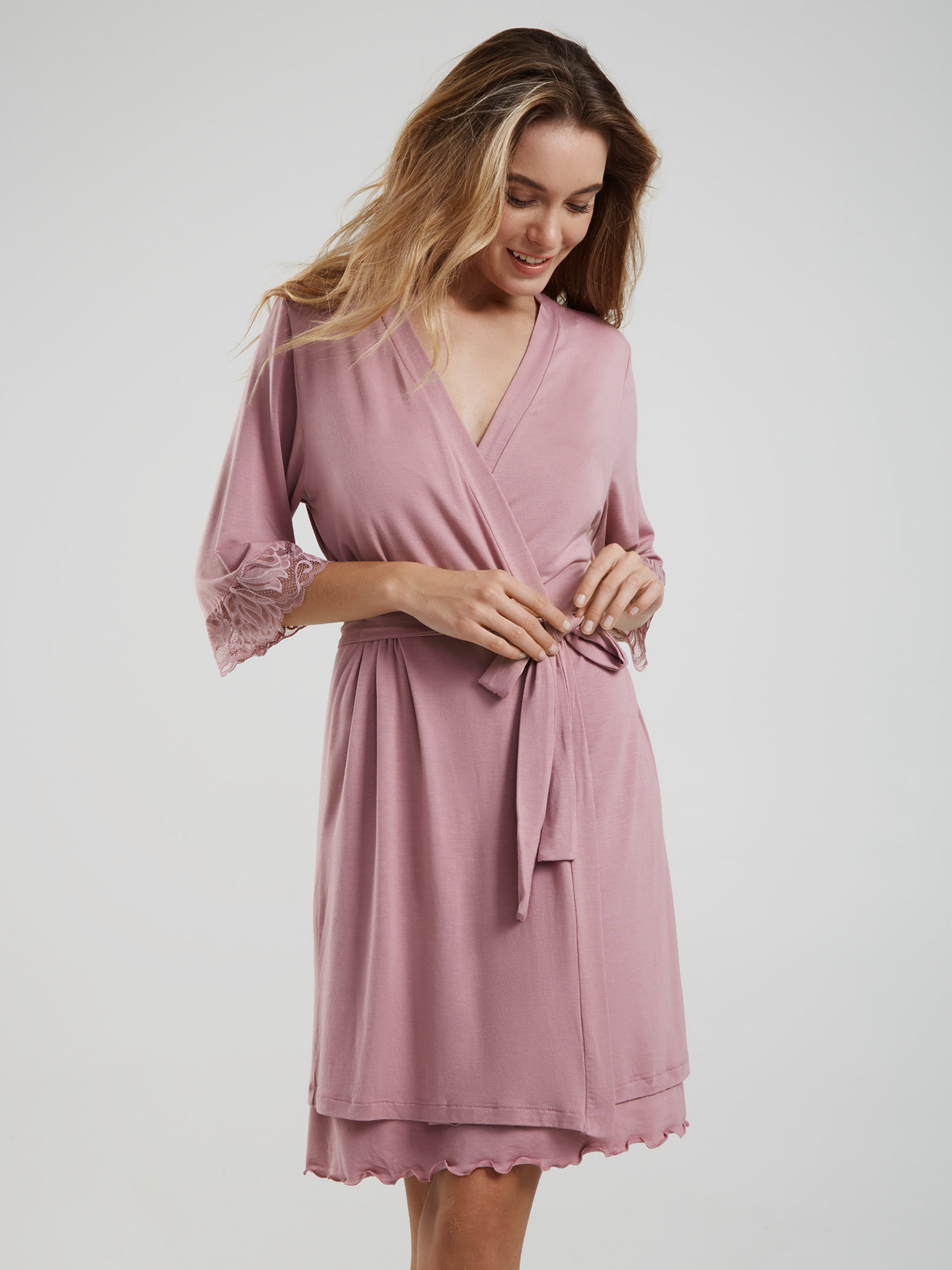 Халат Розовый 2685F3504 | фото 1