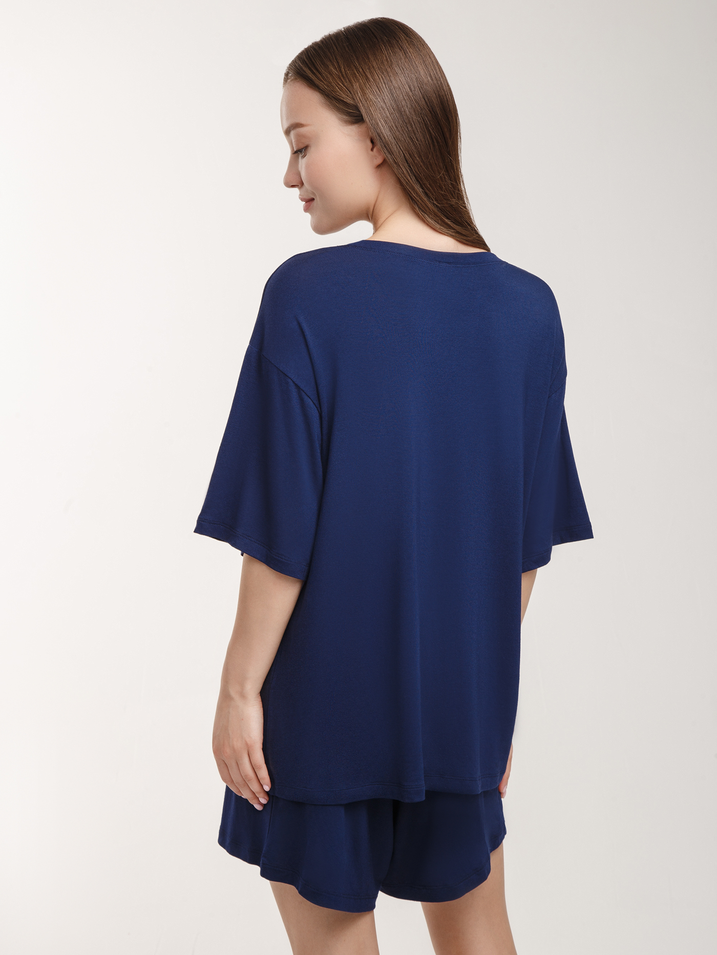 Футболка Синий 2910F3424 | фото 2