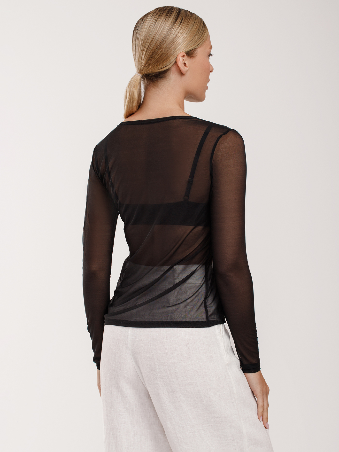 Лонгслив Черный 2997F3427 | фото 2