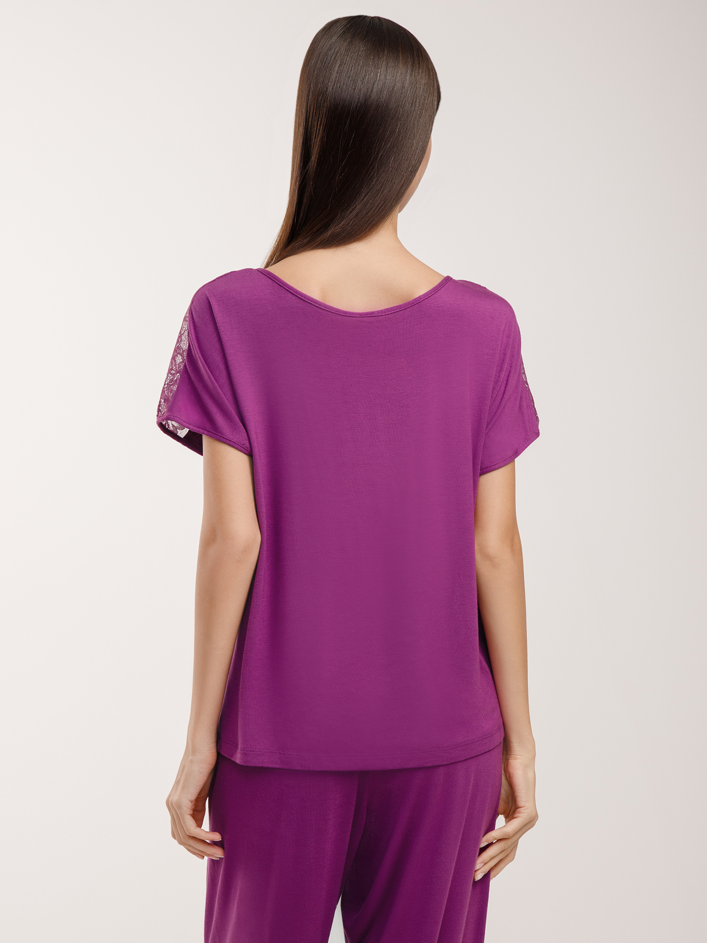 Футболка Пурпурный 2912F3421 | фото 4