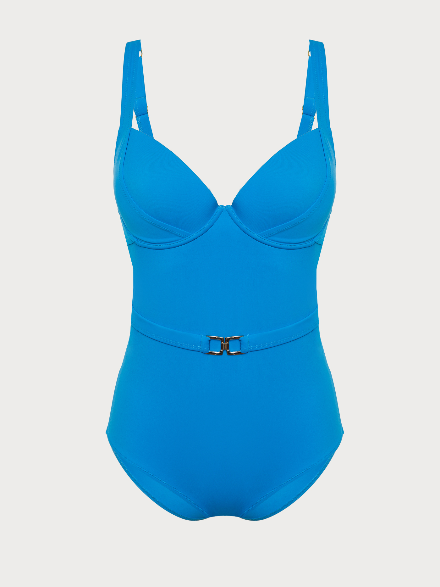 Купальник слитный push-up Бирюзовый 2932S4721L_2 | фото 1