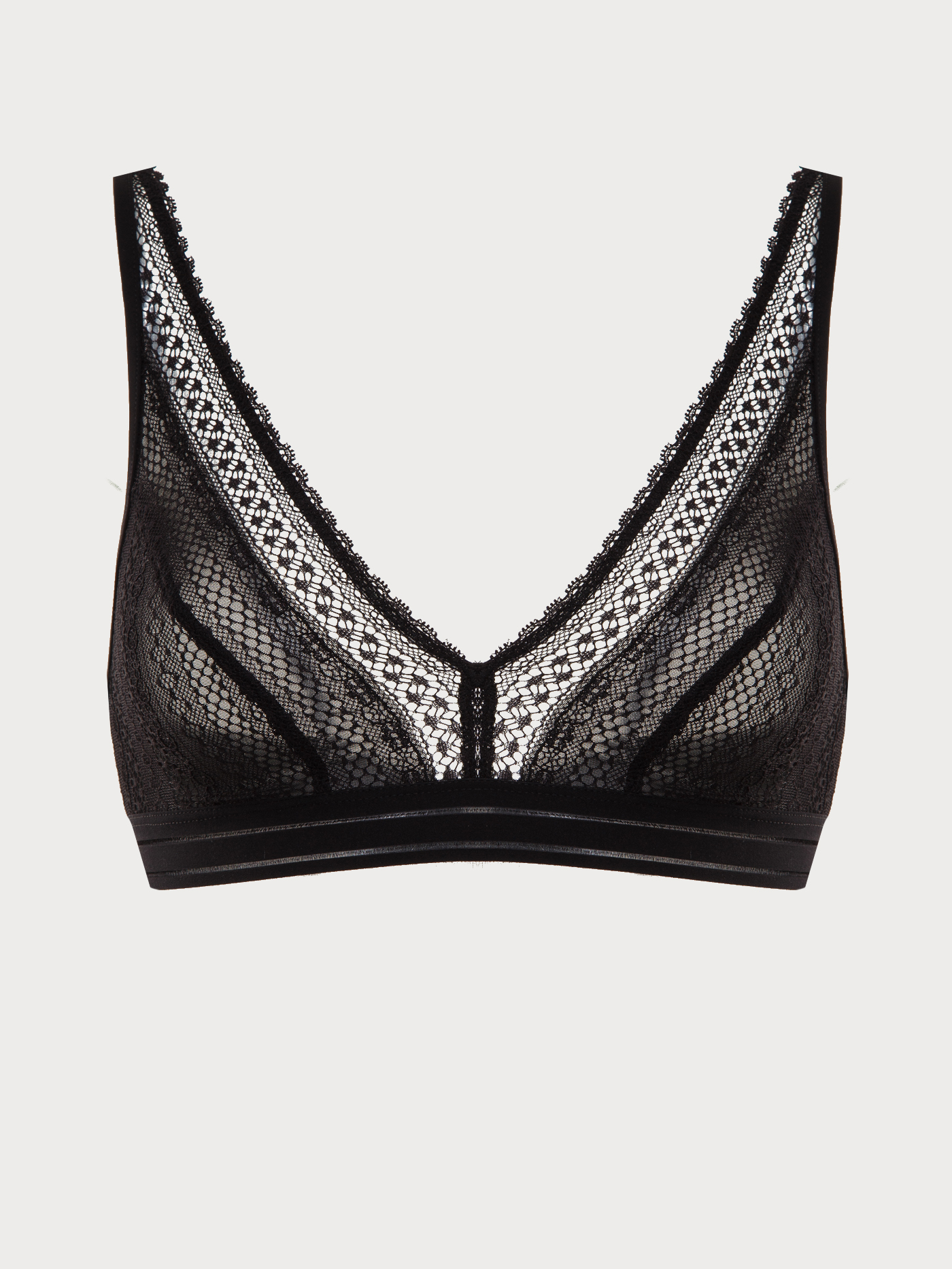 Бюстгальтер мягкий треугольник Черный 2872F1419 | фото 6