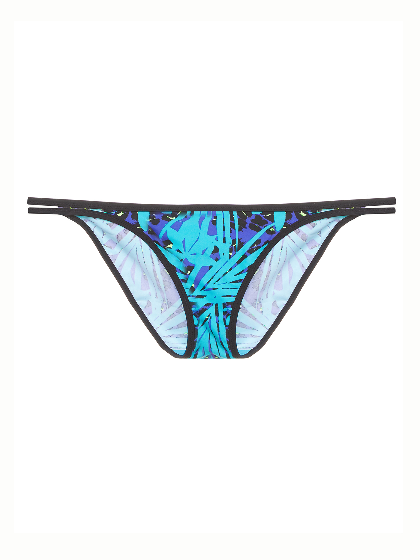 Плавки бикини Принт голубой 2528S2604 | фото 4