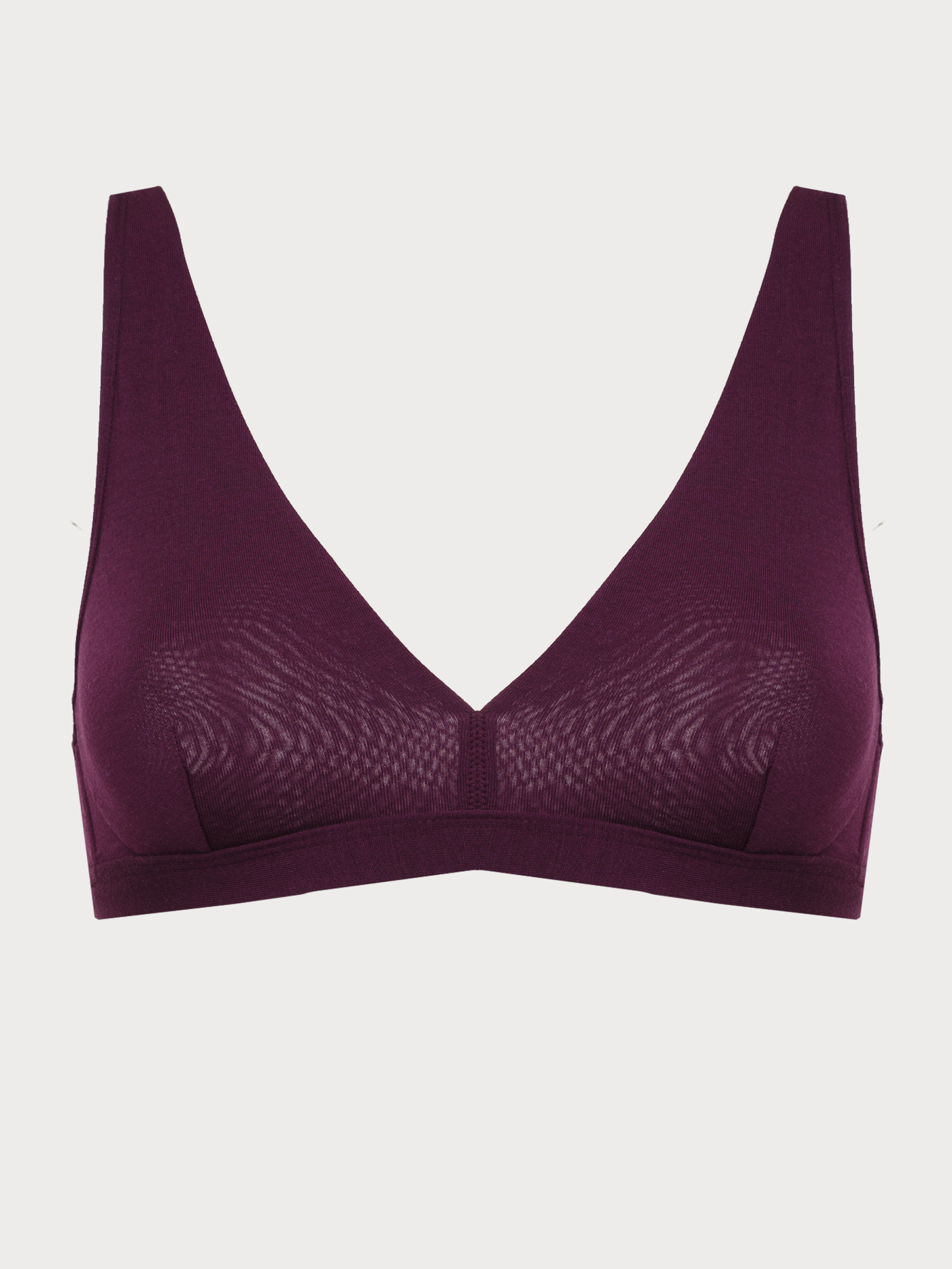 Бюстгальтер мягкий треугольник Бордовый 2829F1418 | фото 4