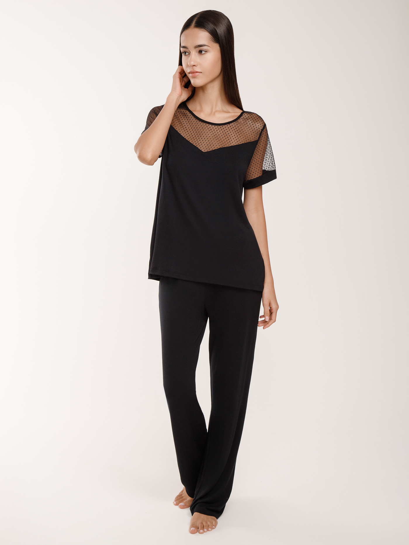 Брюки Черный 2939F5004 | фото 1