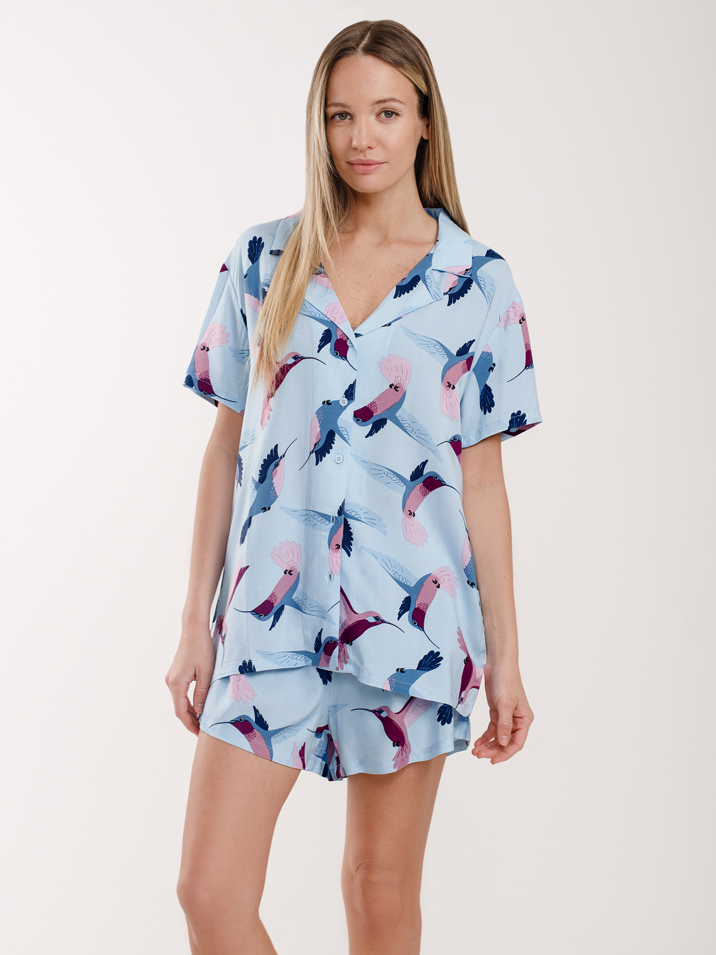 Шорты Голубой PAR-02 | фото 1