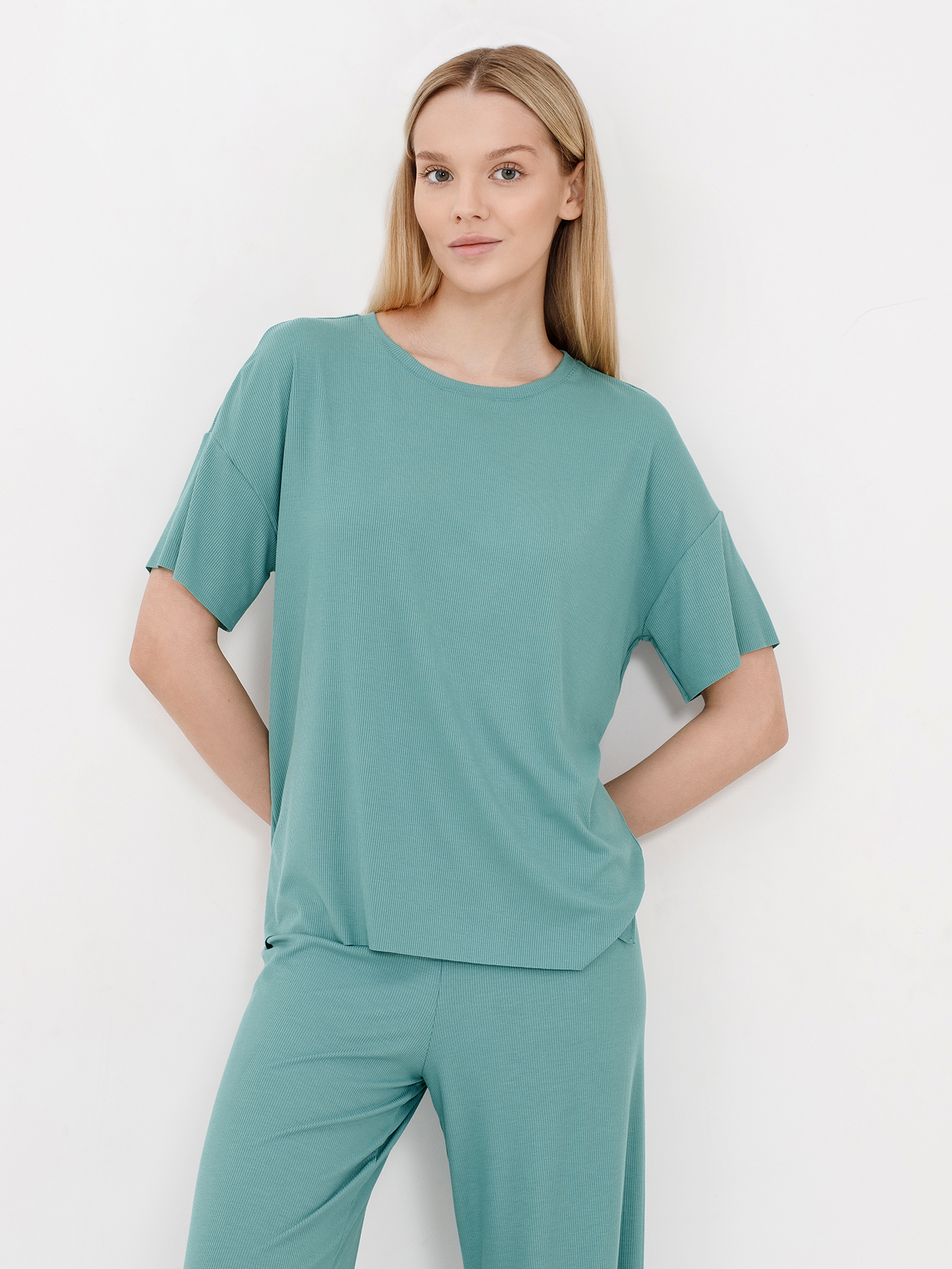 Футболка Зеленый 3001F3424 | фото 1