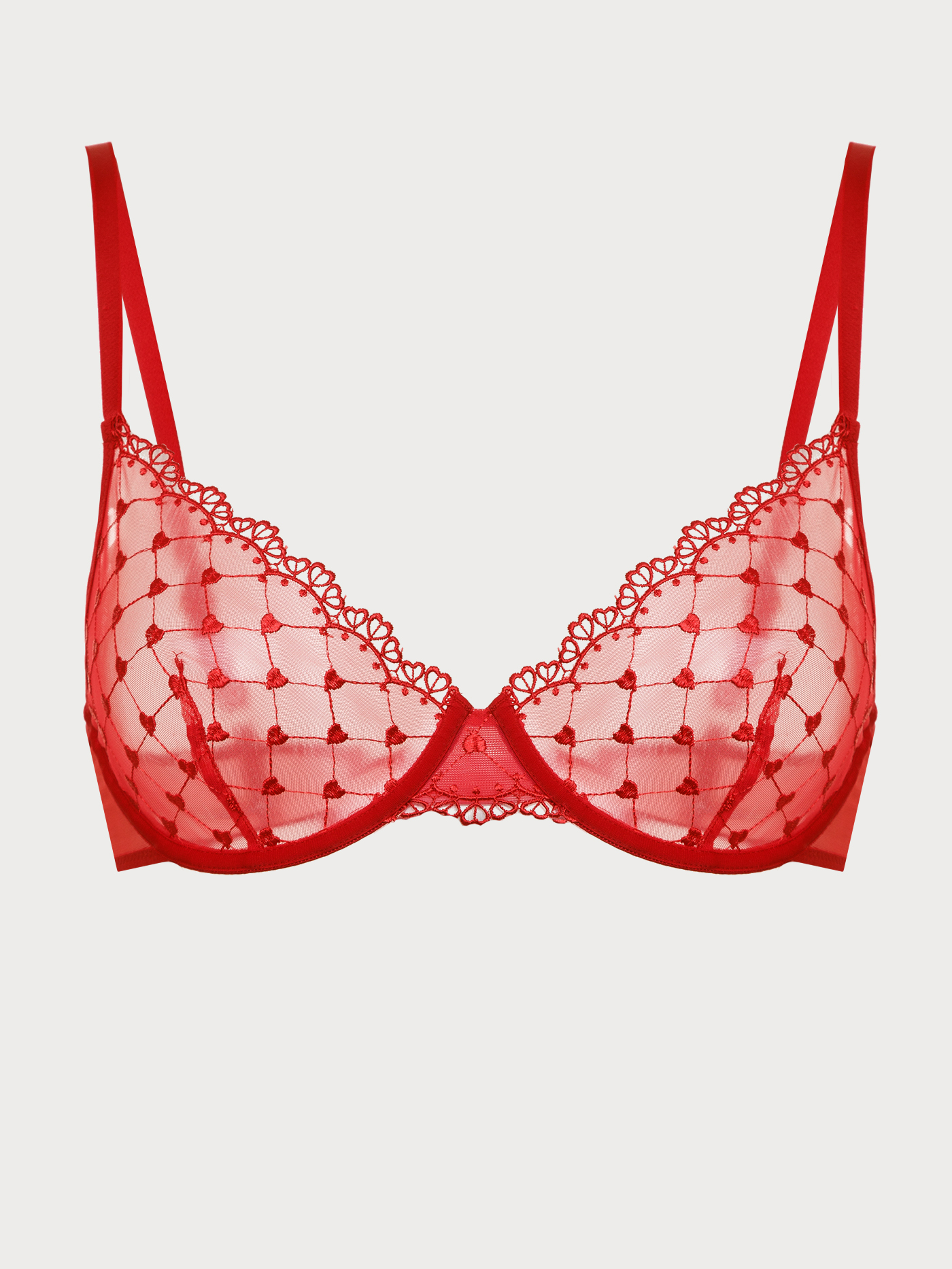 Бюстгальтер мягкий Красный 2954F1315 | фото 6