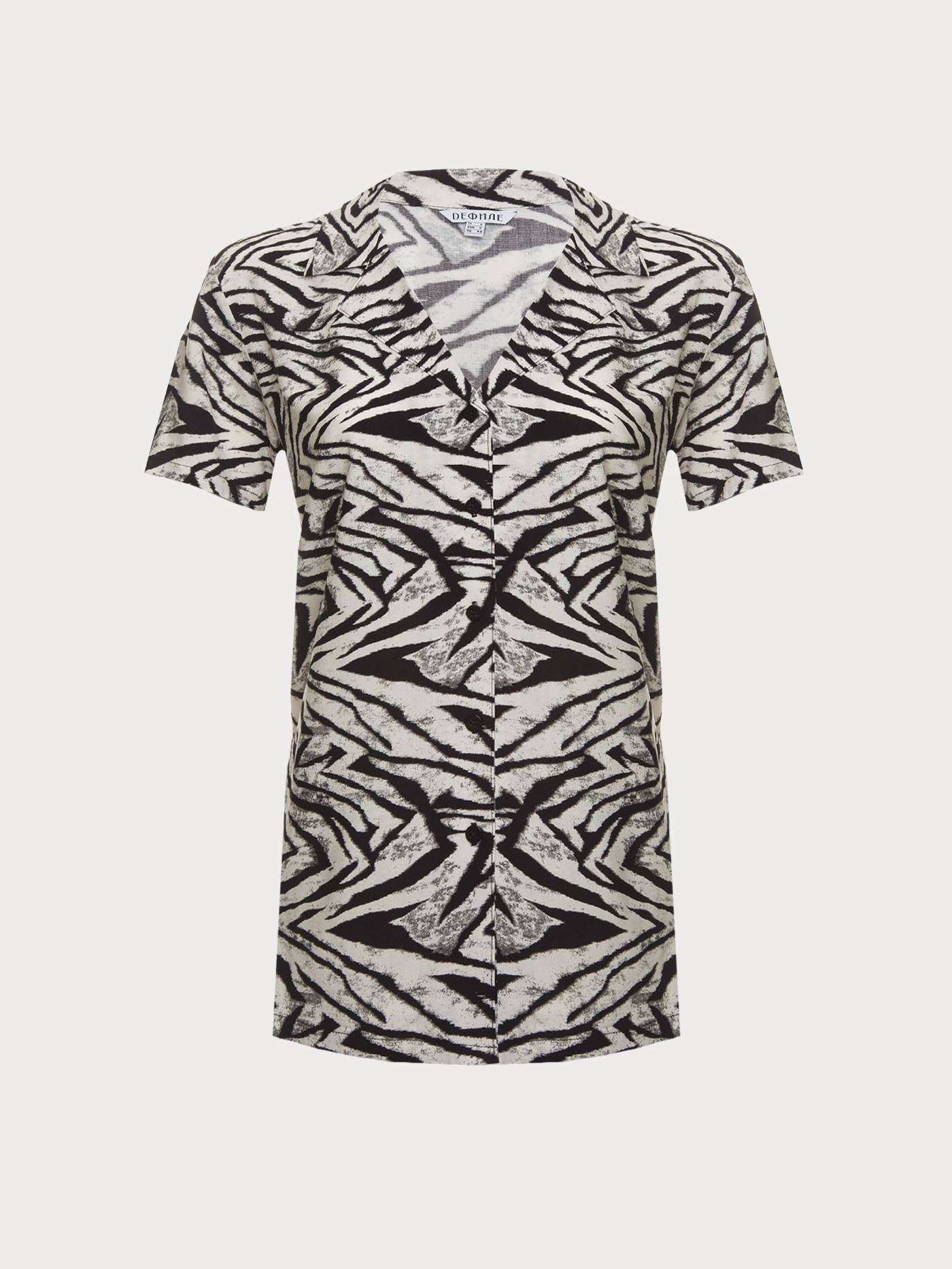 Пижамный топ Принт зебра PAR-04 | фото 7