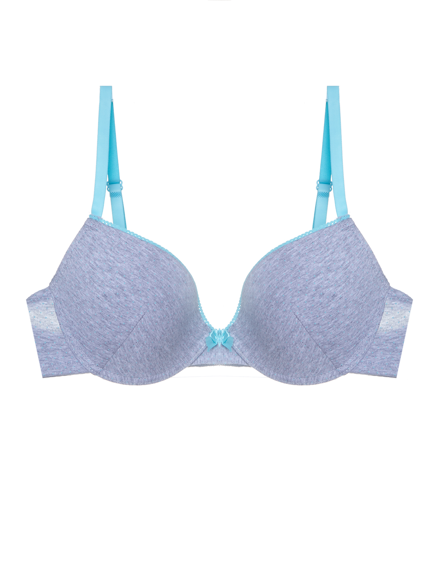 Бюстгальтер push-up Серый меланж ER1 | фото 3