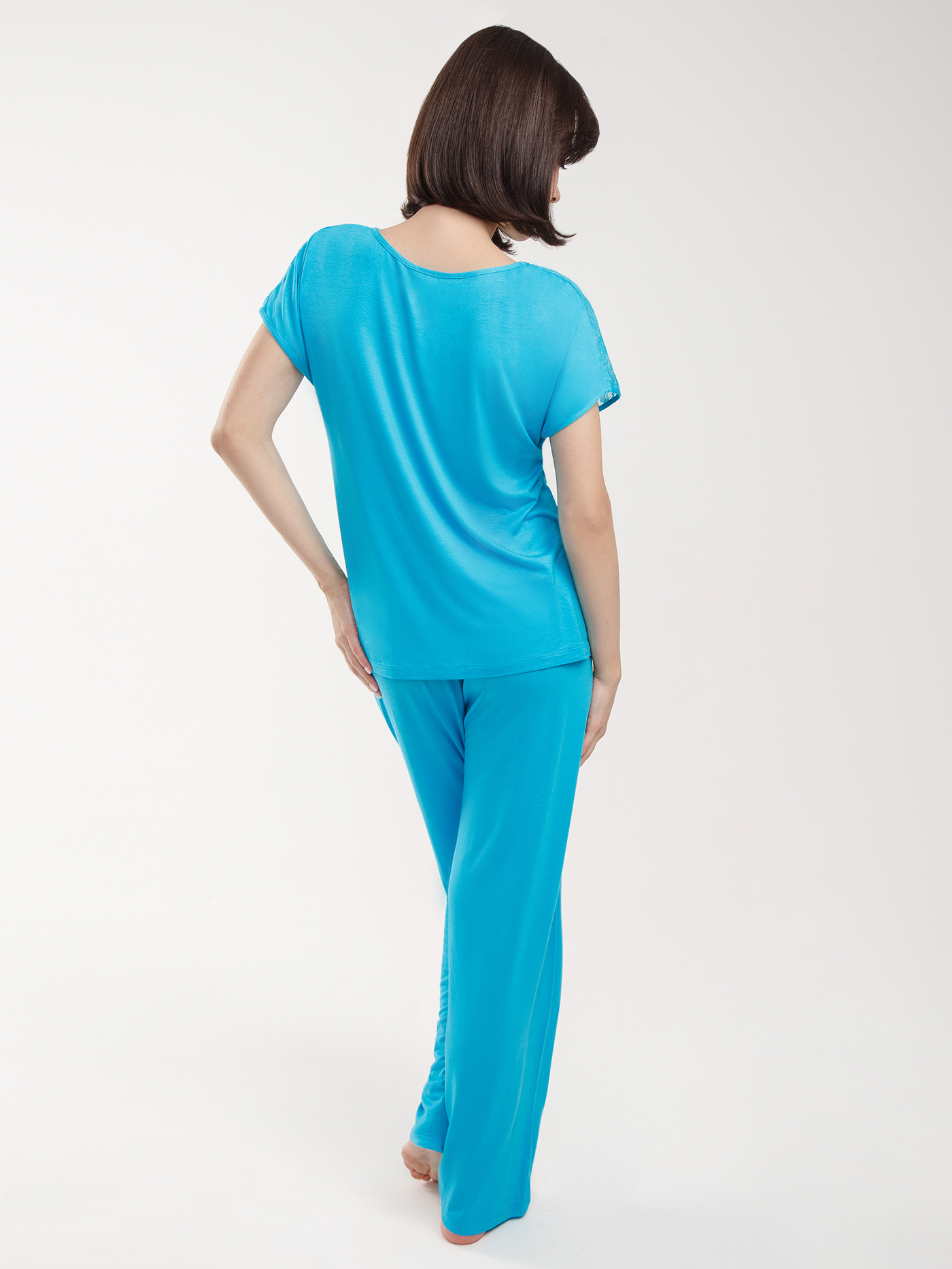 Футболка Бирюзовый 2912F3421 | фото 2