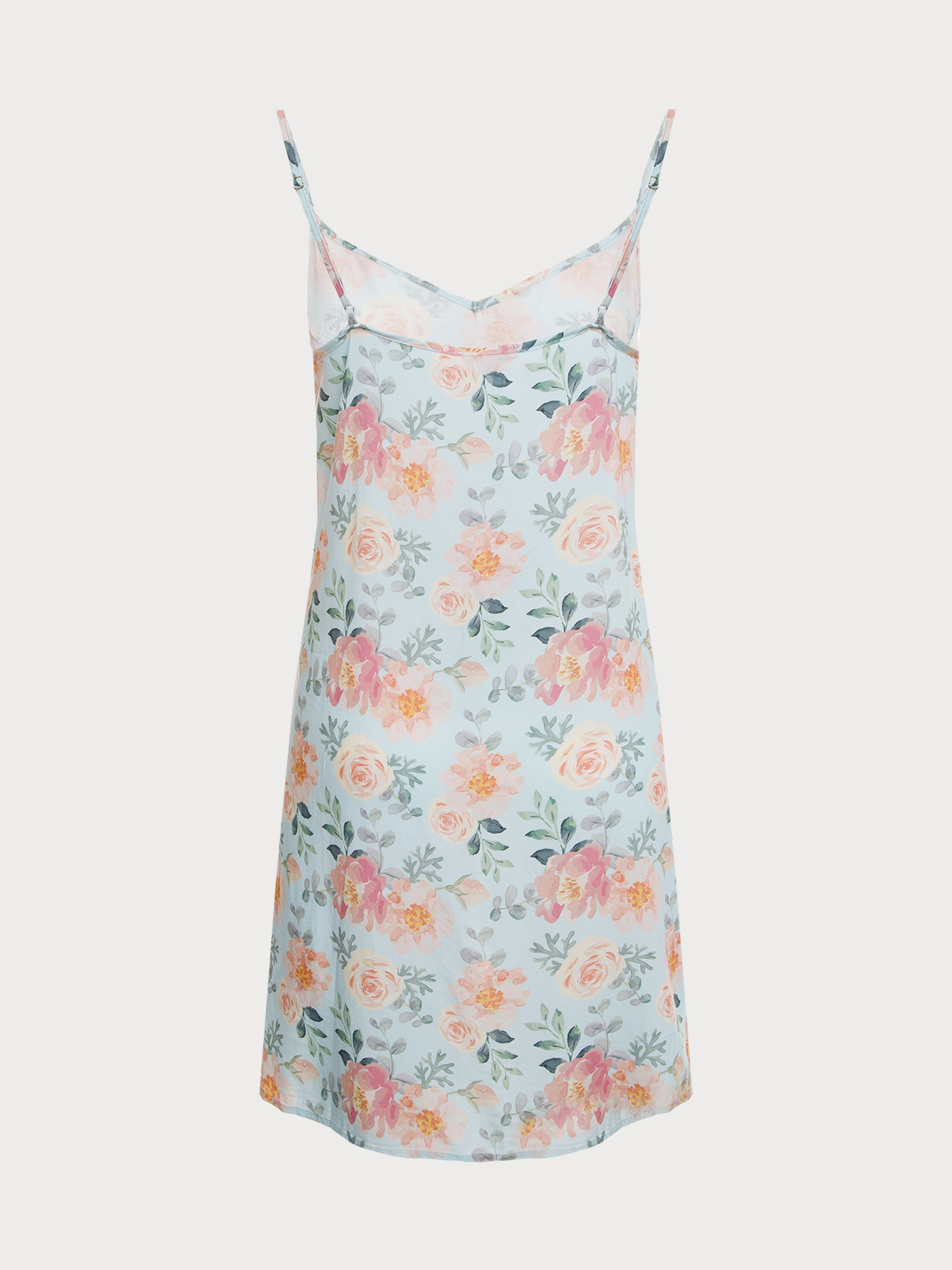 Сорочка короткая Принт пионы PAR-07 | фото 7