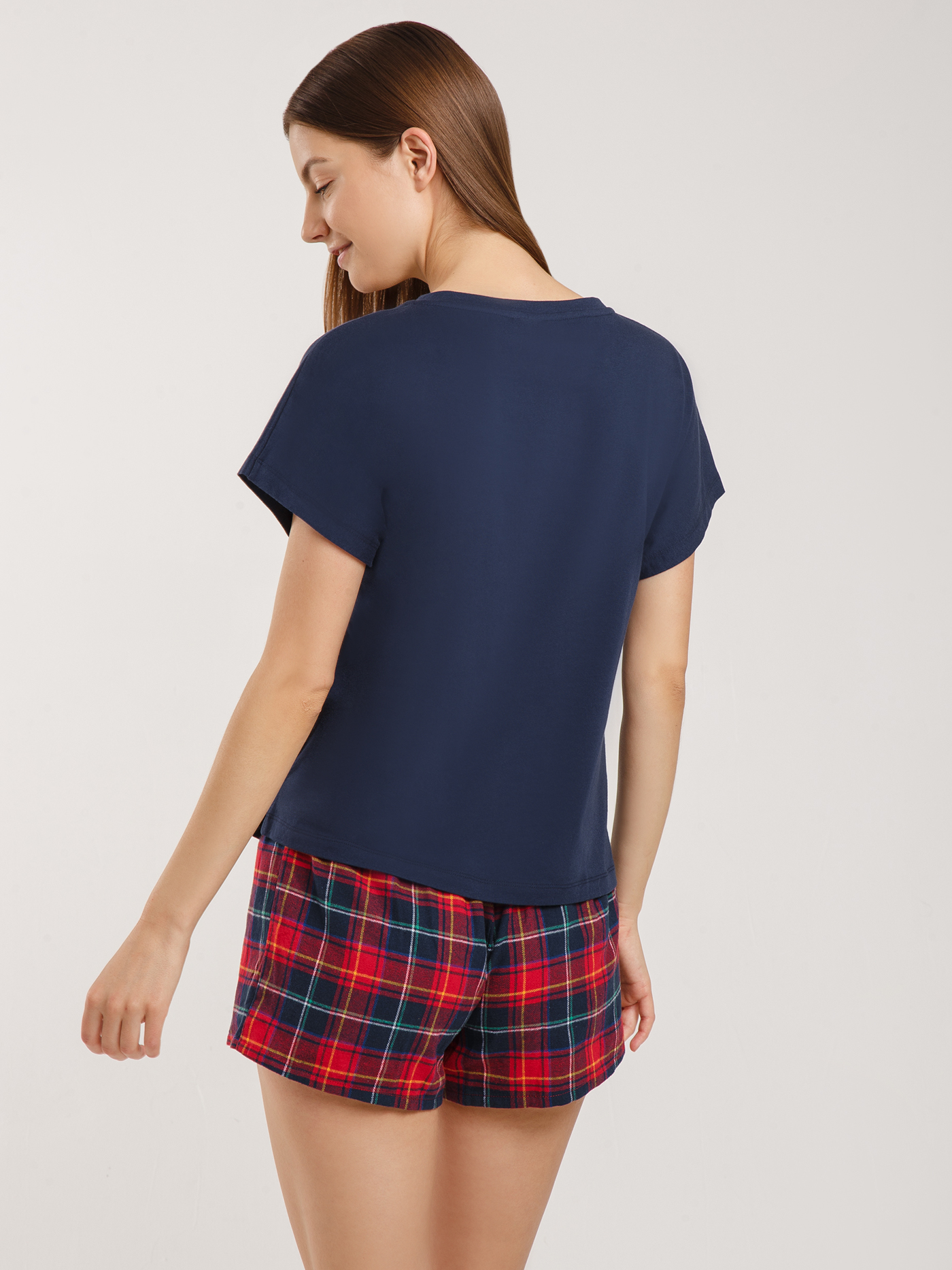 Шорты Красная клетка JBN-4 | фото 3