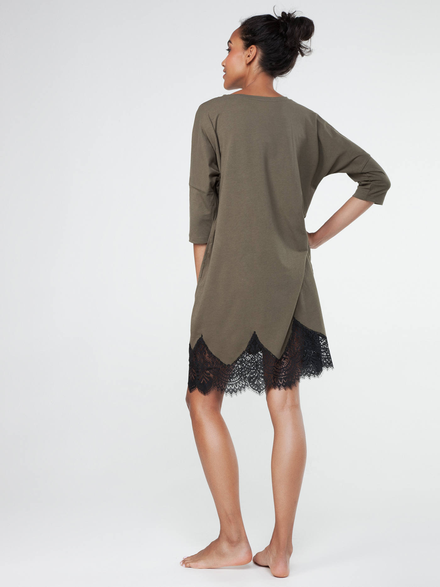 Платье Принт хаки 10325a | фото 2