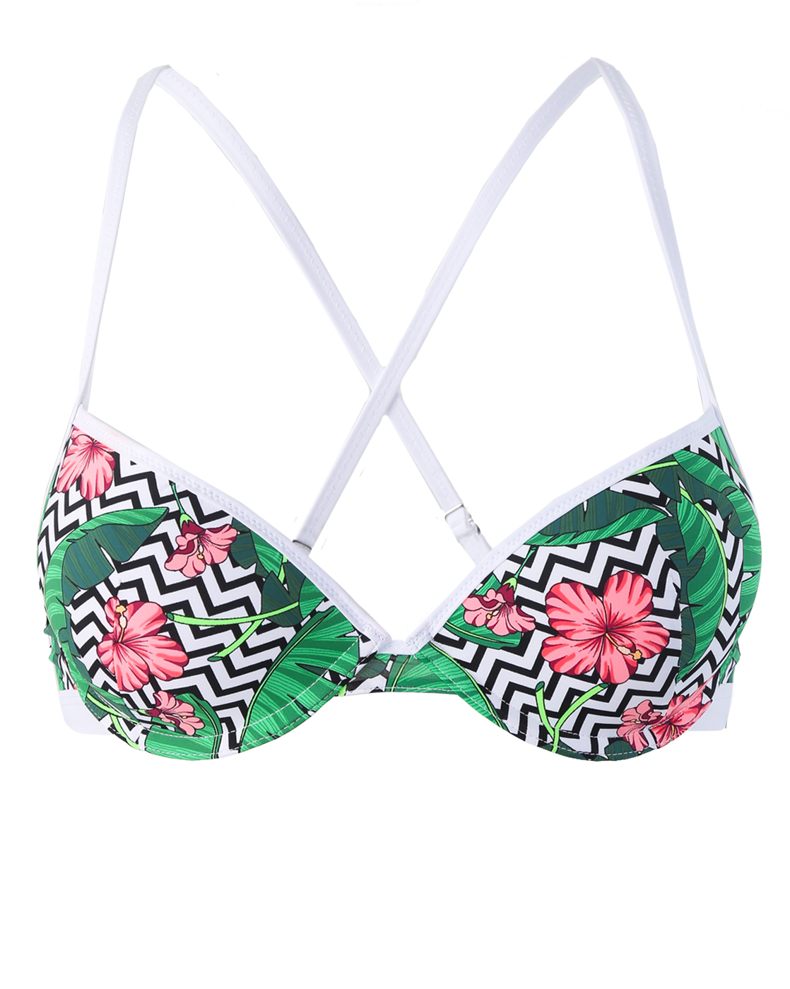 Лиф push-up Принт зигзаг SUR-2 | фото 3