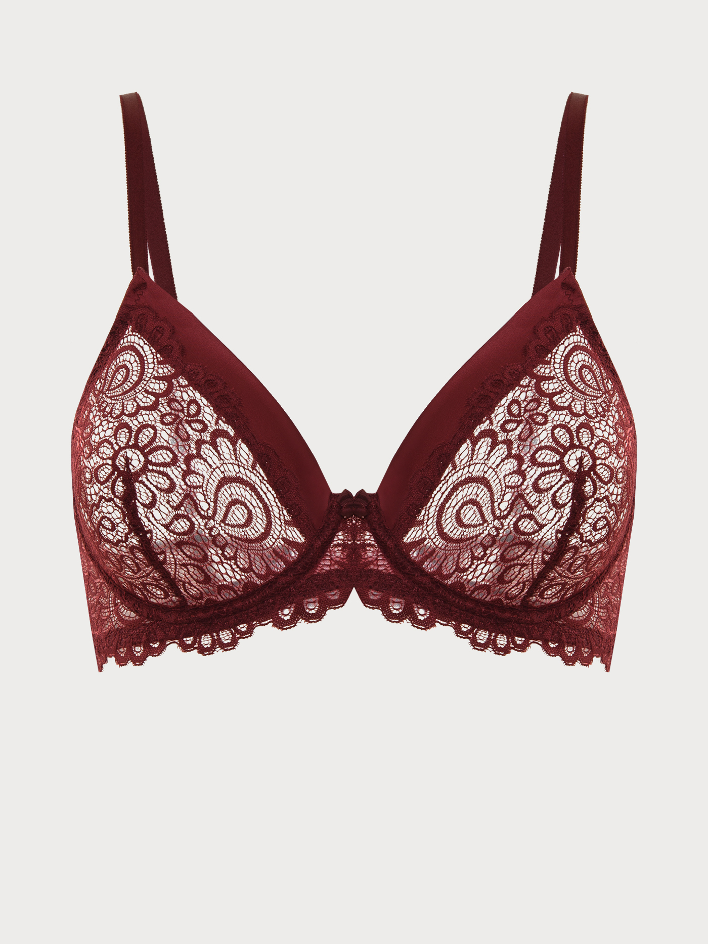 Бюстгальтер мягкий Бордовый 2869F1301 | фото 6