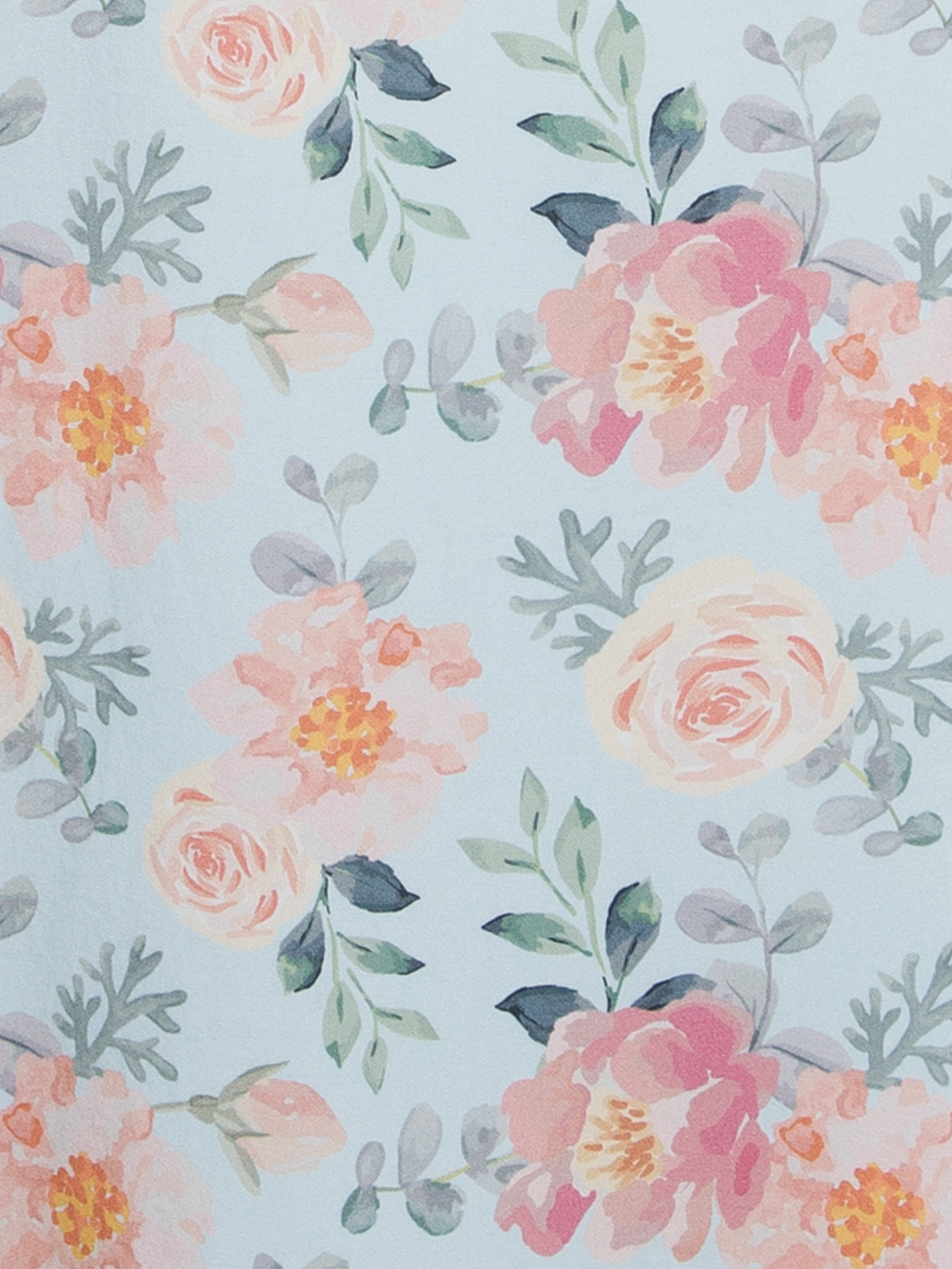 Сорочка короткая Принт пионы PAR-07 | фото 2