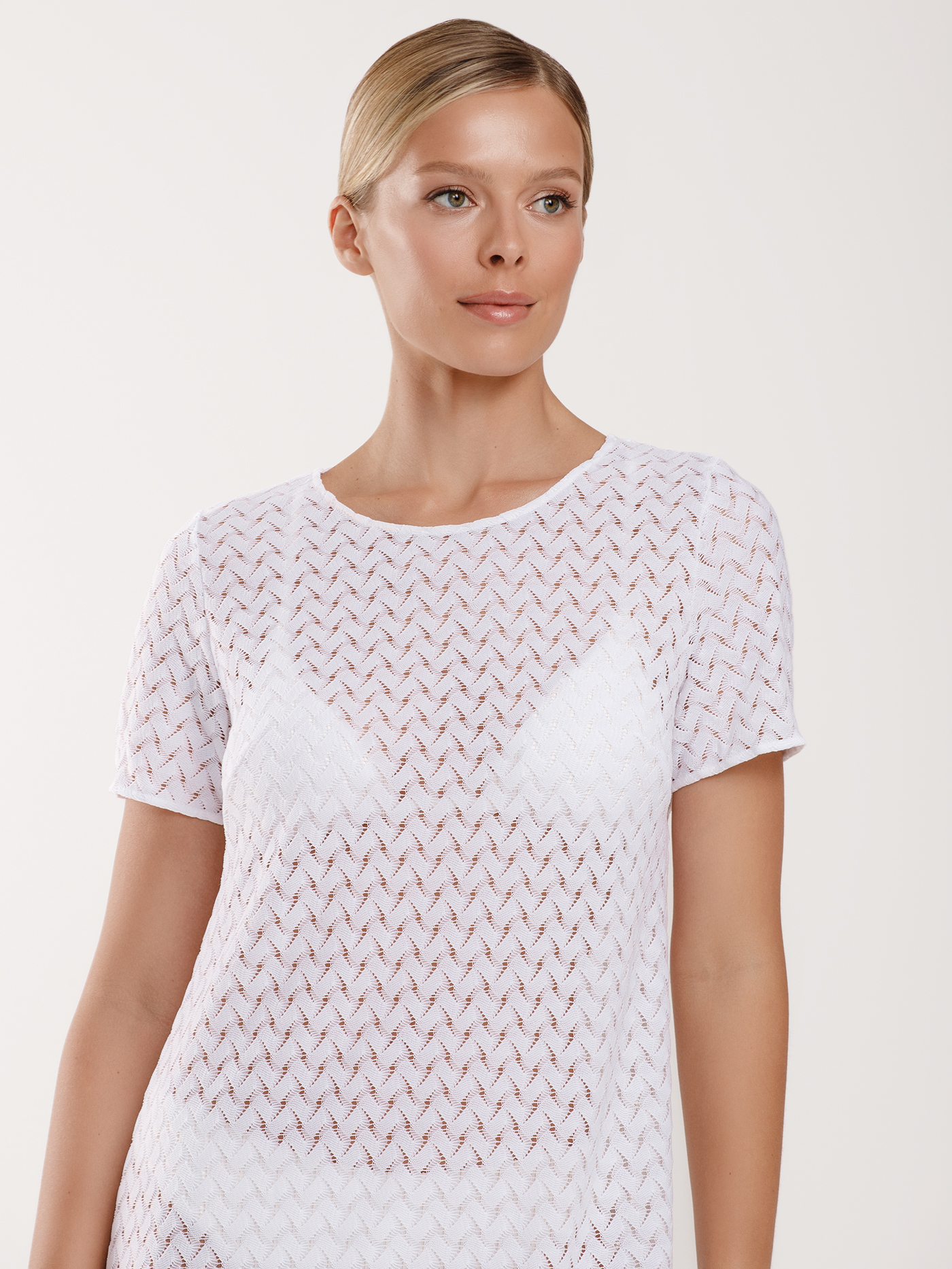 Платье длинное Белый 2970S4522 | фото 3