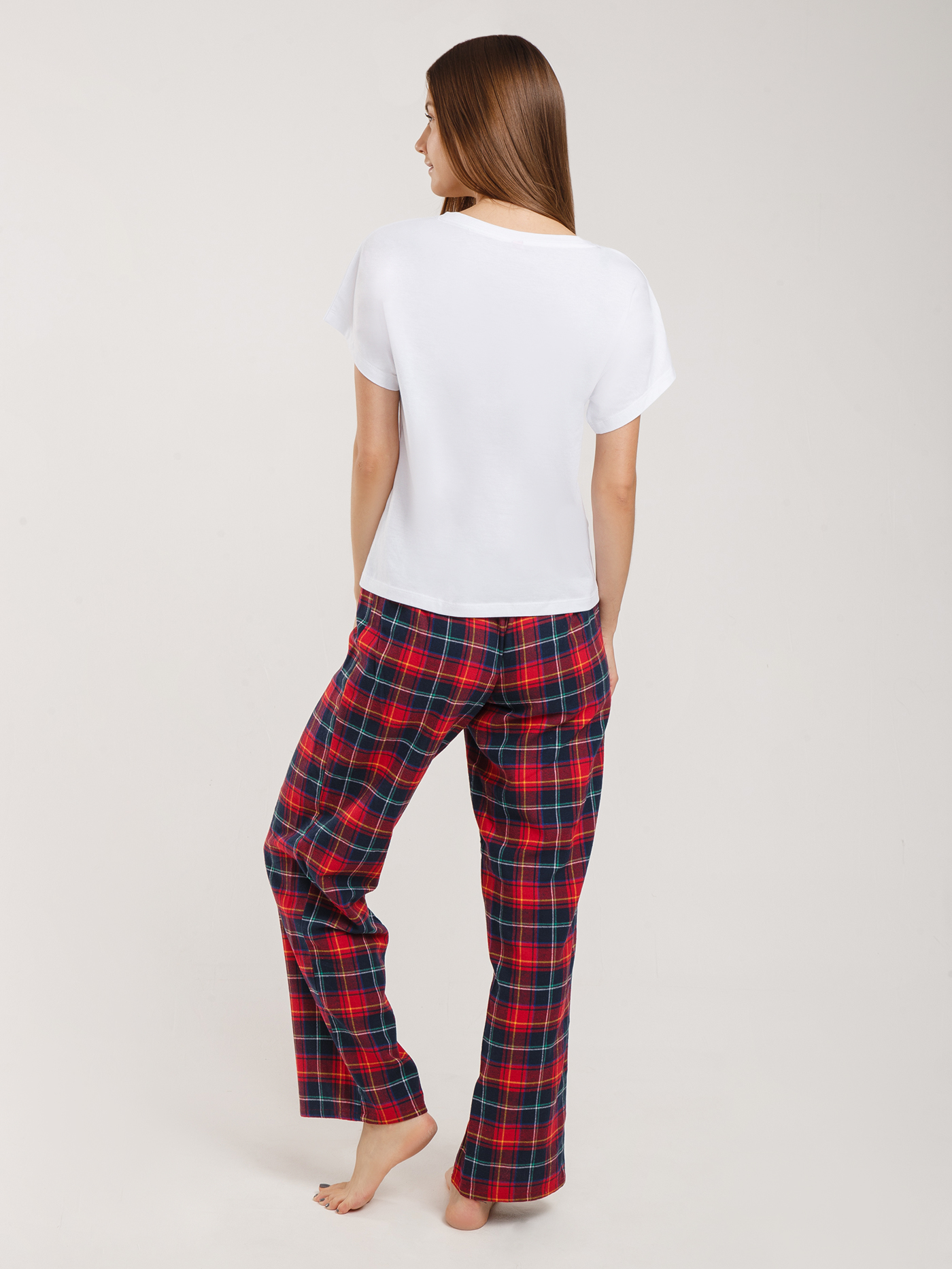 Брюки Красная клетка JBN-1 | фото 4